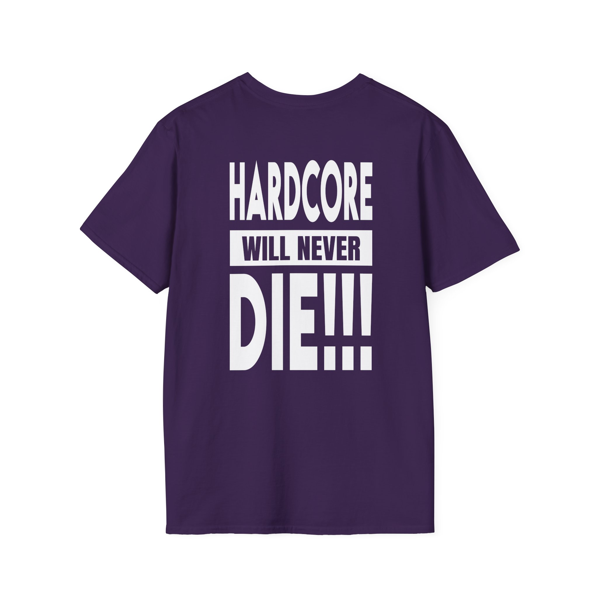 Thunderdome Hardcore Will Never Die Unisex Softstyle T-Shirt - Image 16