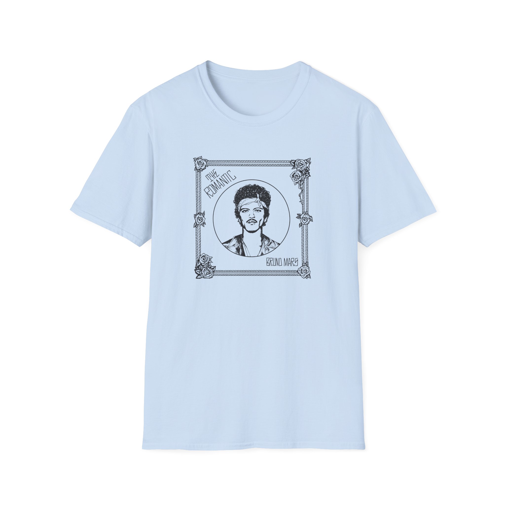 Bruno Mars the Romantic Tour Unisex Softstyle T-Shirt - Image 13