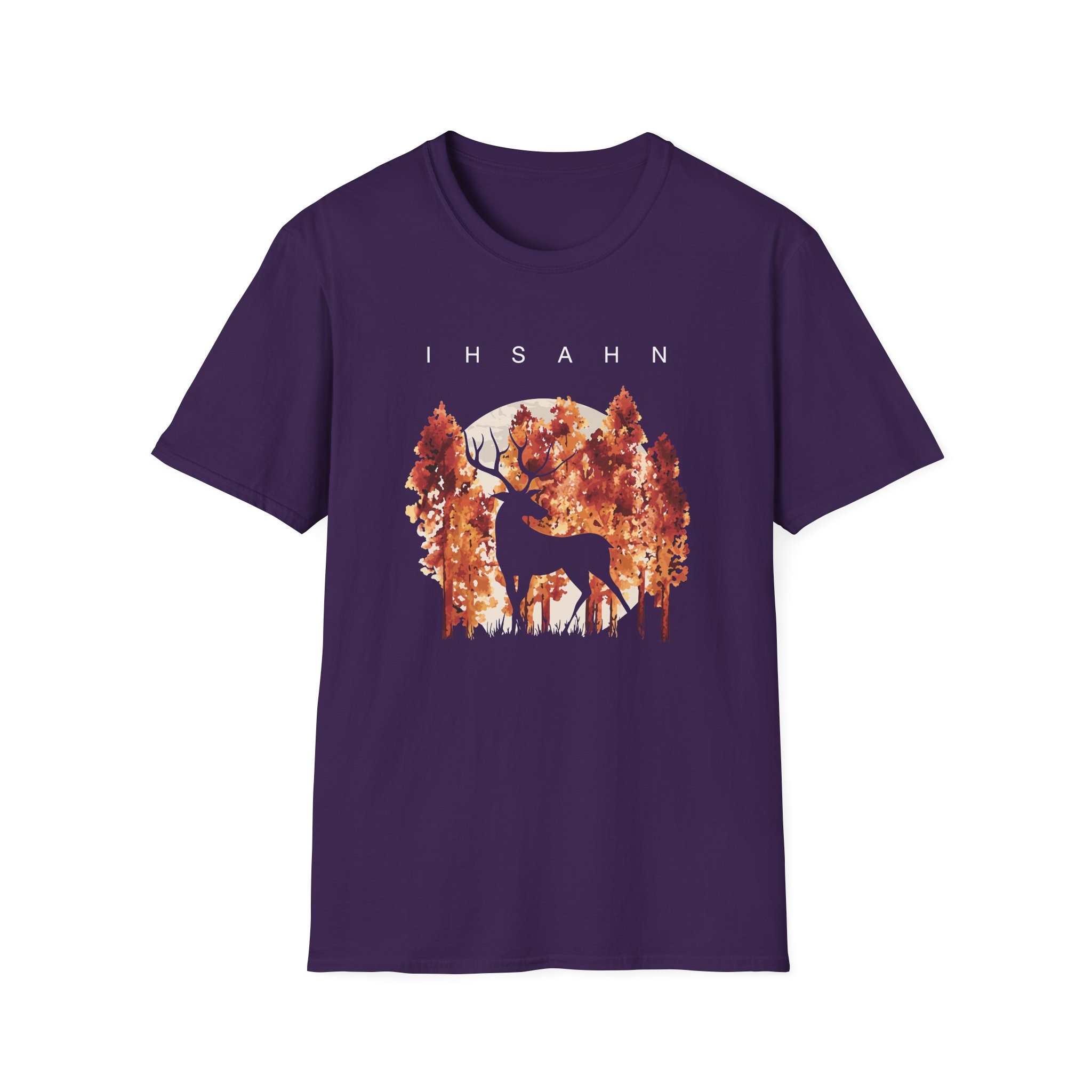 Ihsahn Silhouette Unisex Softstyle T-Shirt - Image 9