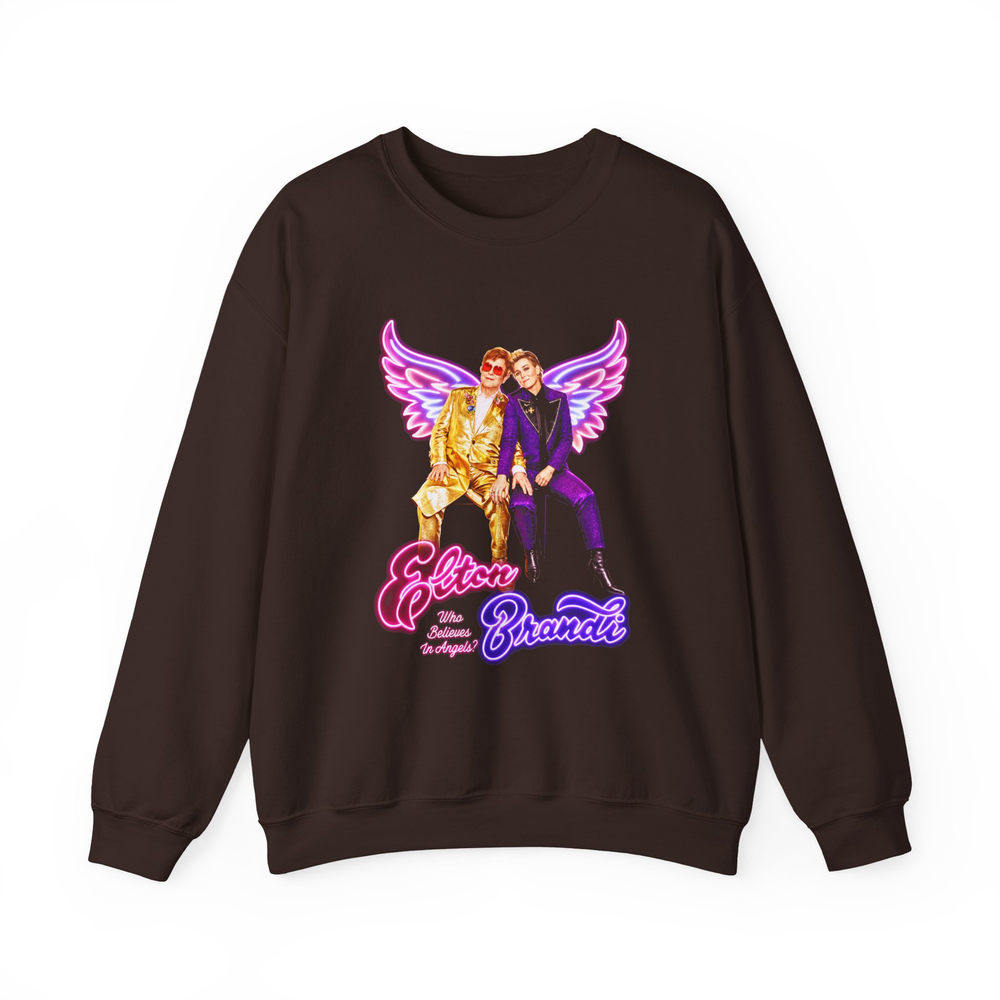 Ej Farewell Who Believes in Angels? Alternate Unisex Heavy Blend™ Crewneck Sweatshirt - Image 3