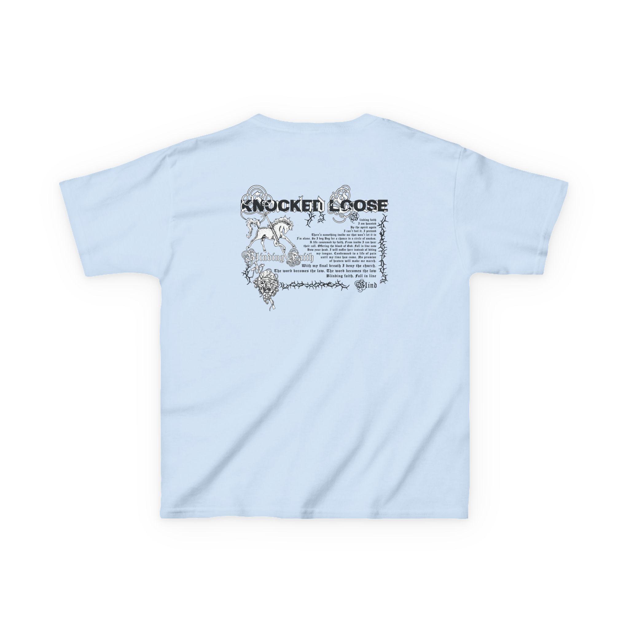 Knocked Loose Blinding Faith Kids Heavy Cotton™ Tee - Image 6