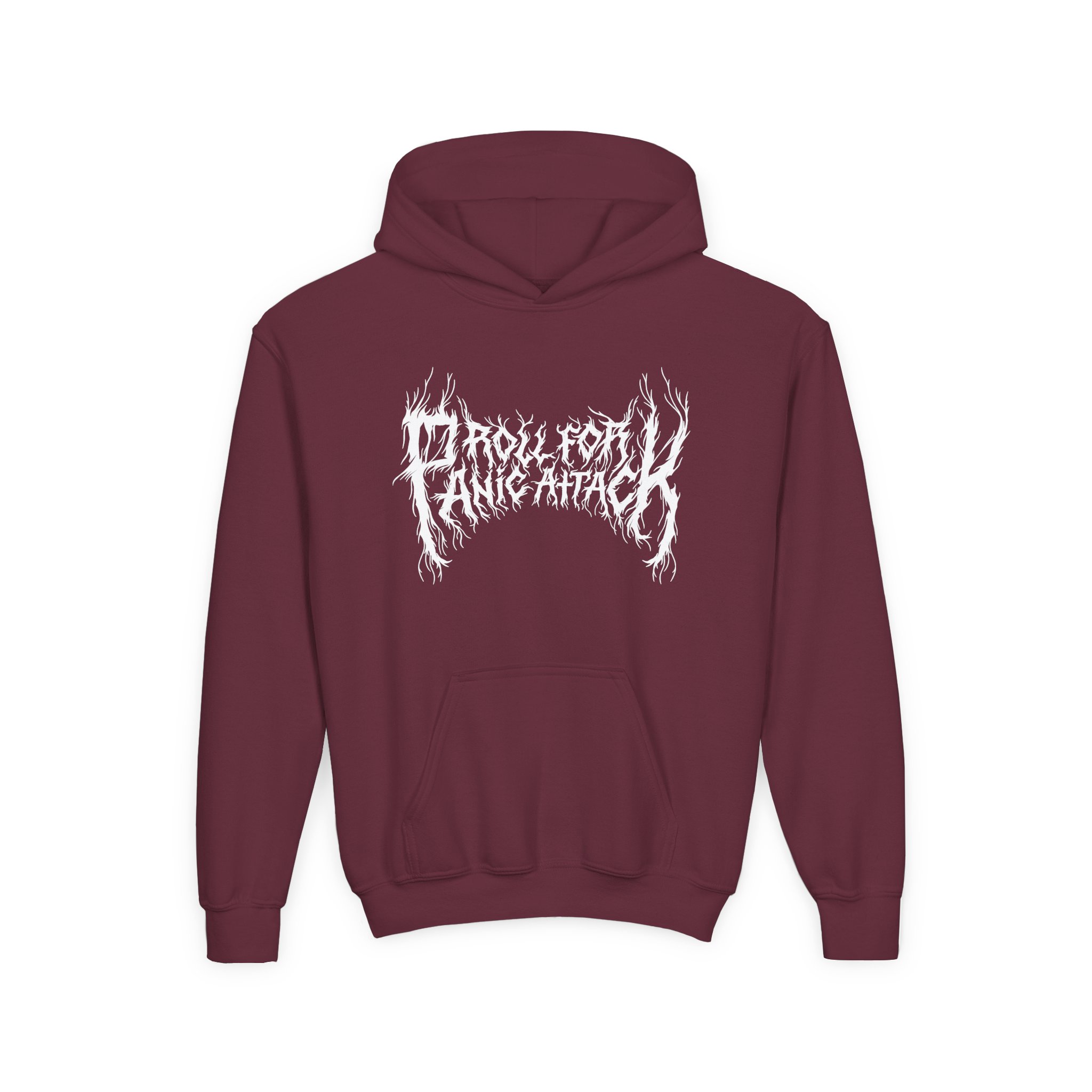 Dropout Fantasy High Roll For Panic Attack Youth Heavy Blend Hooded Sweatshirt - Image 3