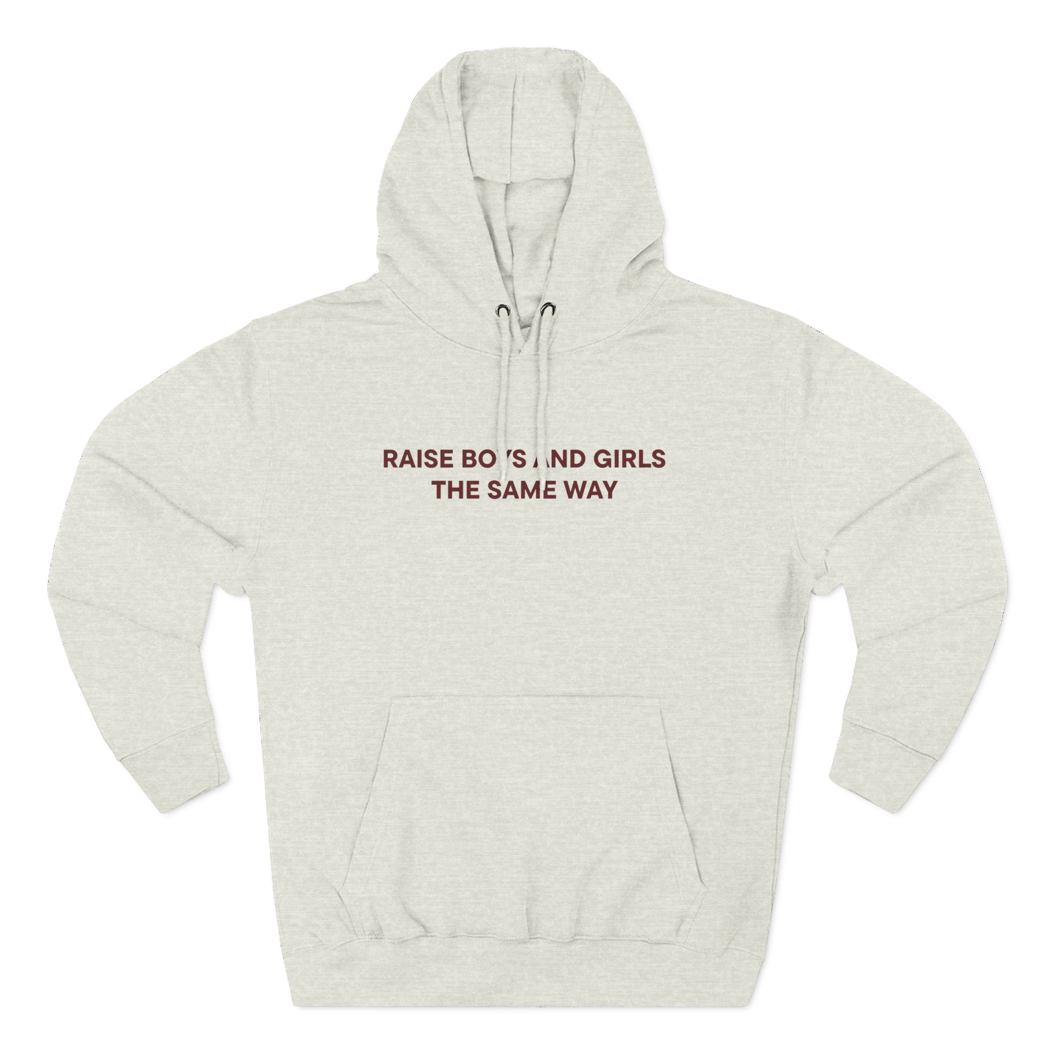 Jenny Holzer Raise the Same Way Three-Panel Fleece Hoodie - Image 9