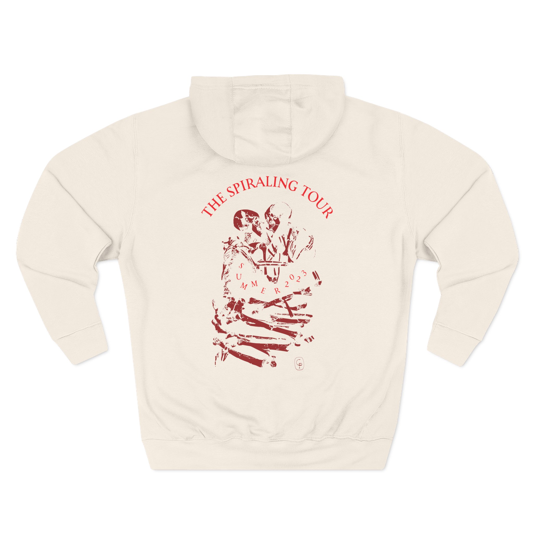 Caroline Polachek Volcano Spiraling Tour Three-Panel Fleece Hoodie - Image 4