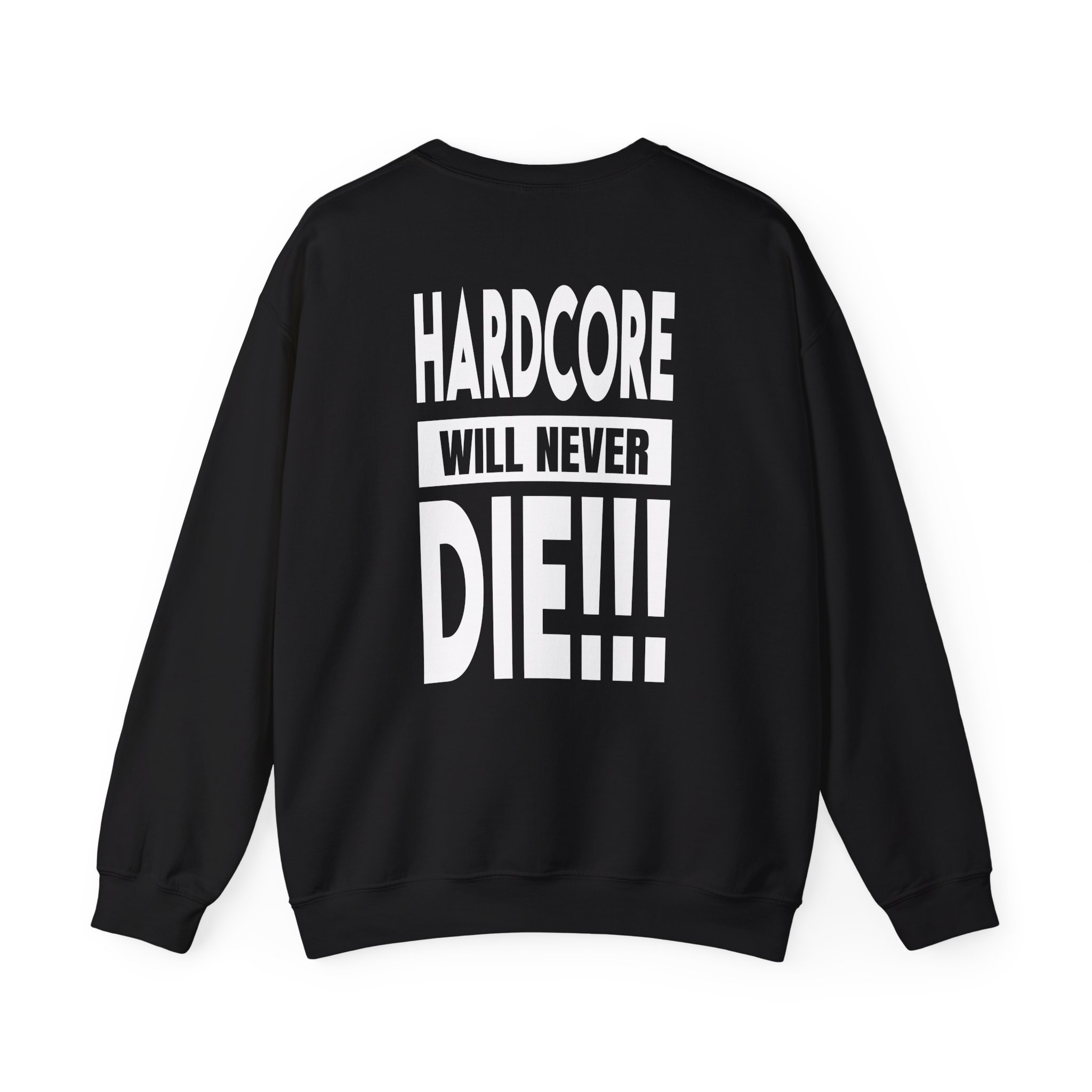 Thunderdome Hardcore Will Never Die Unisex Heavy Blend™ Crewneck Sweatshirt - Image 2