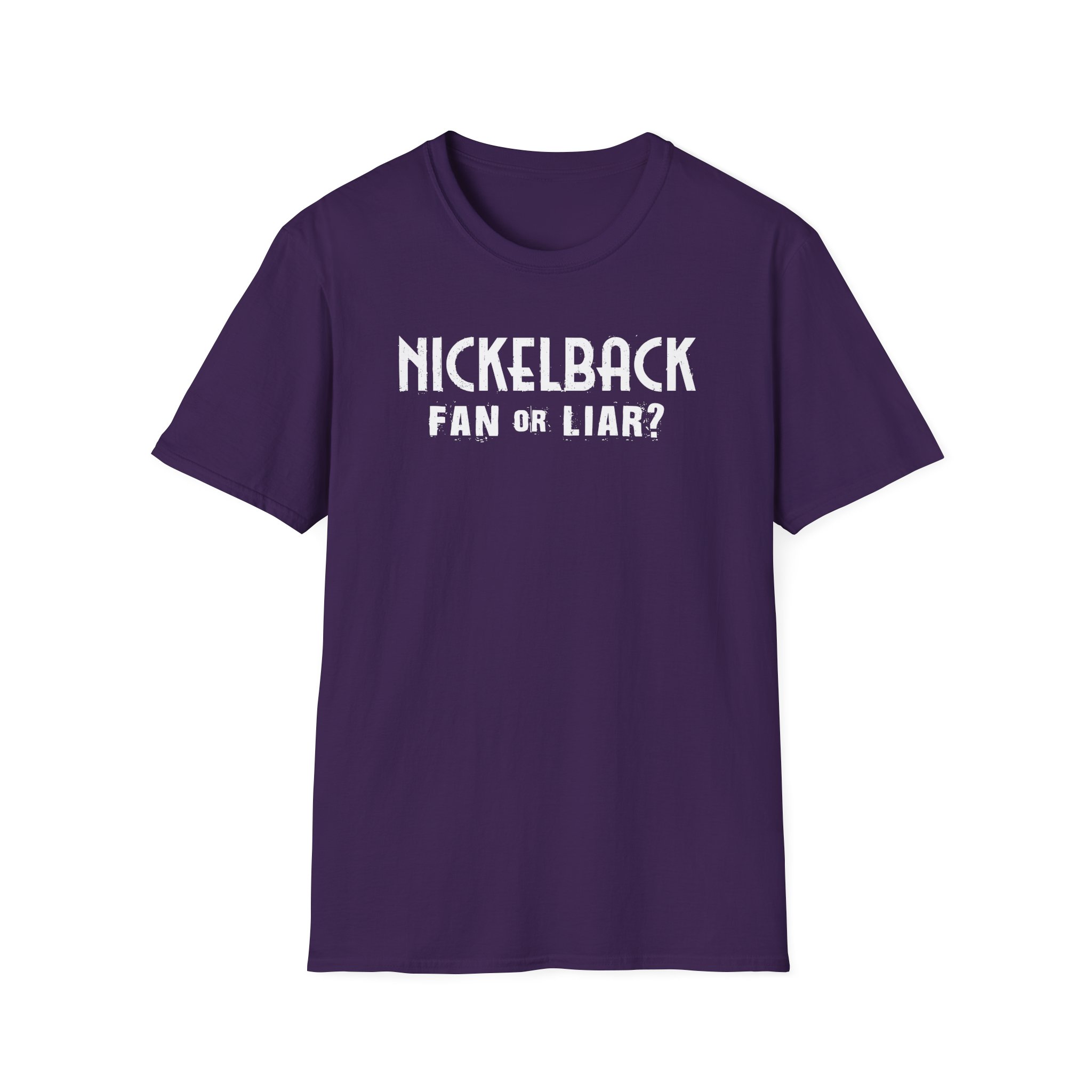 Nickelback Fan or Liar Unisex Softstyle T-shirt - Image 21