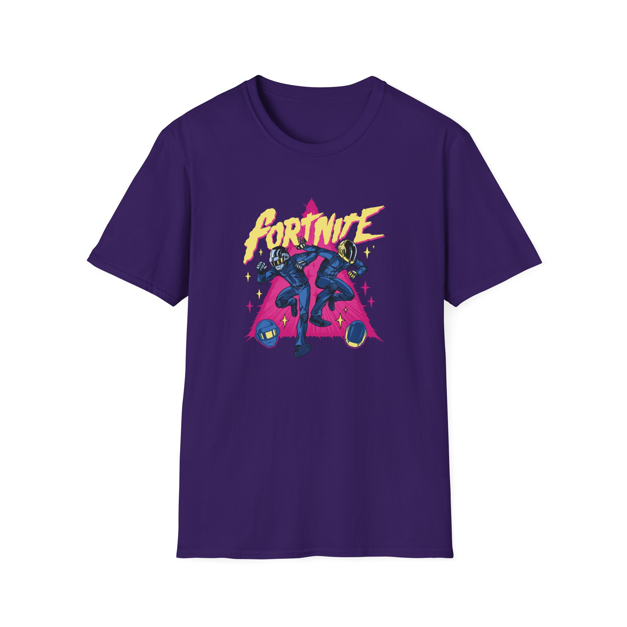 Daft Punk Ortnite X Daft Punk Unisex Softstyle T-Shirt - Image 19