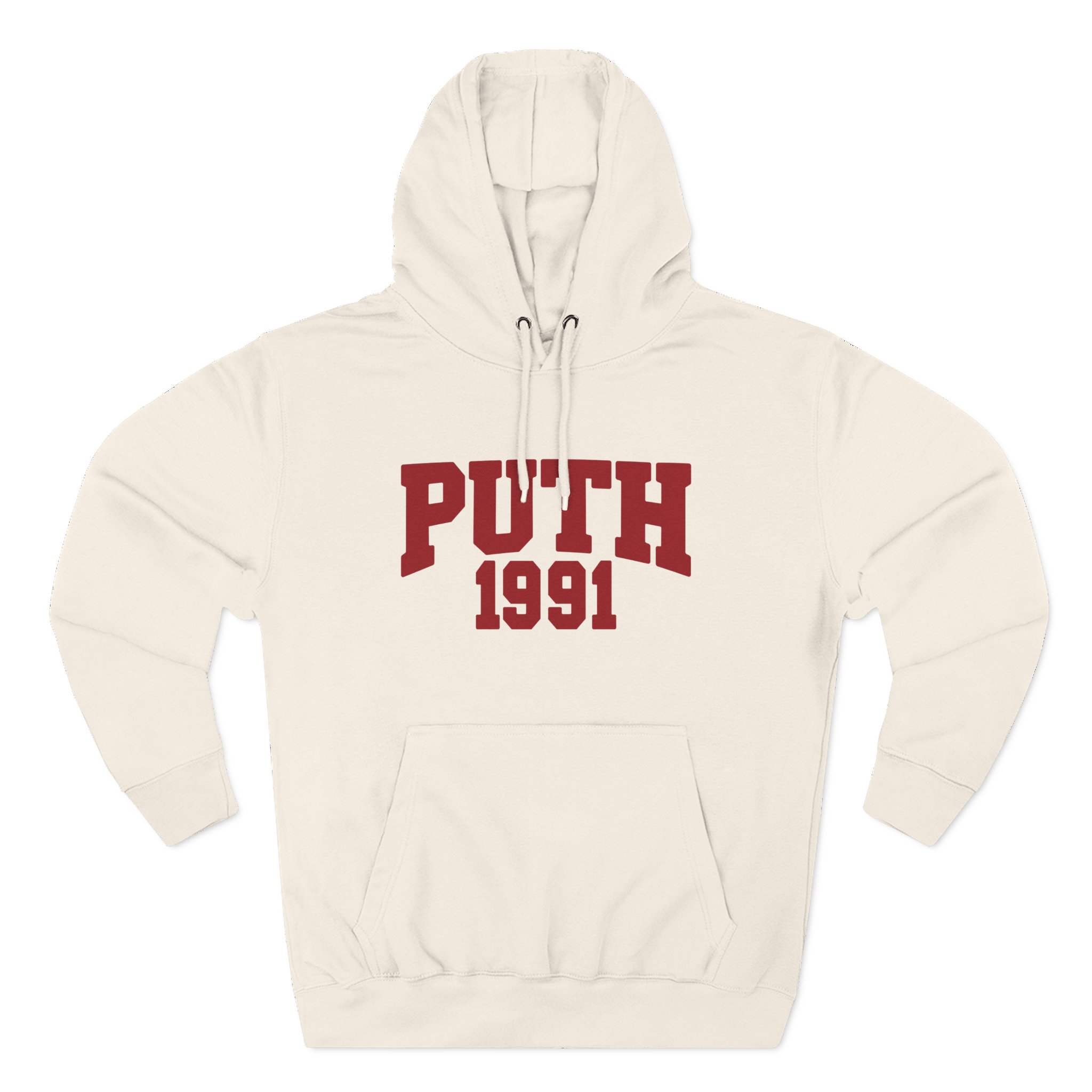 Charlie Puth Puth 1991 Three-Panel Fleece Hoodie - Image 5