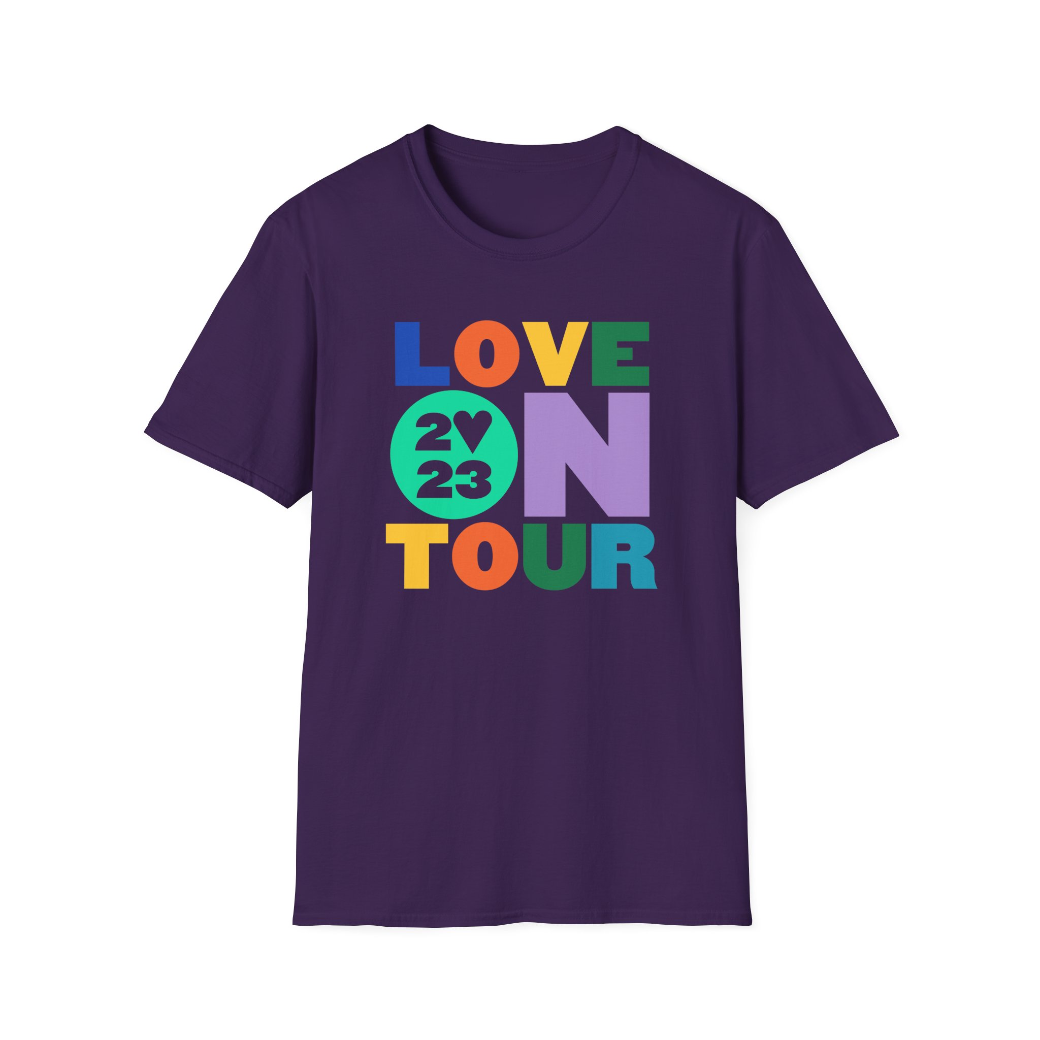 Love on Tour 2023 Unisex Softstyle T-Shirt - Image 7