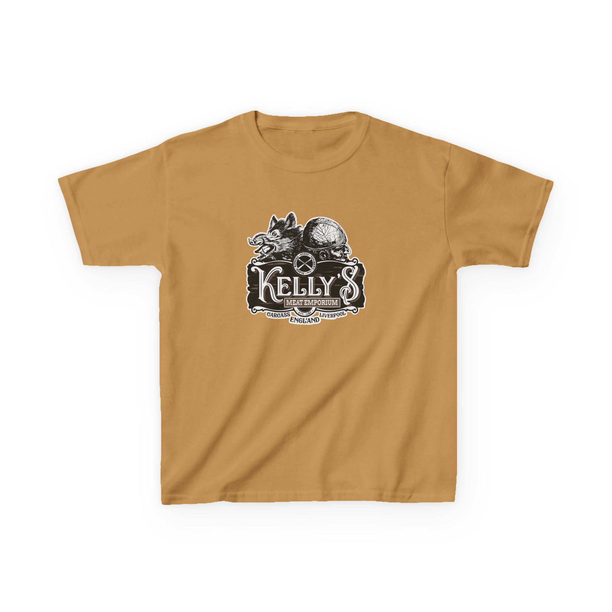 Carcass Kelly's Meat Emporium Kids Heavy Cotton™ Tee - Image 5