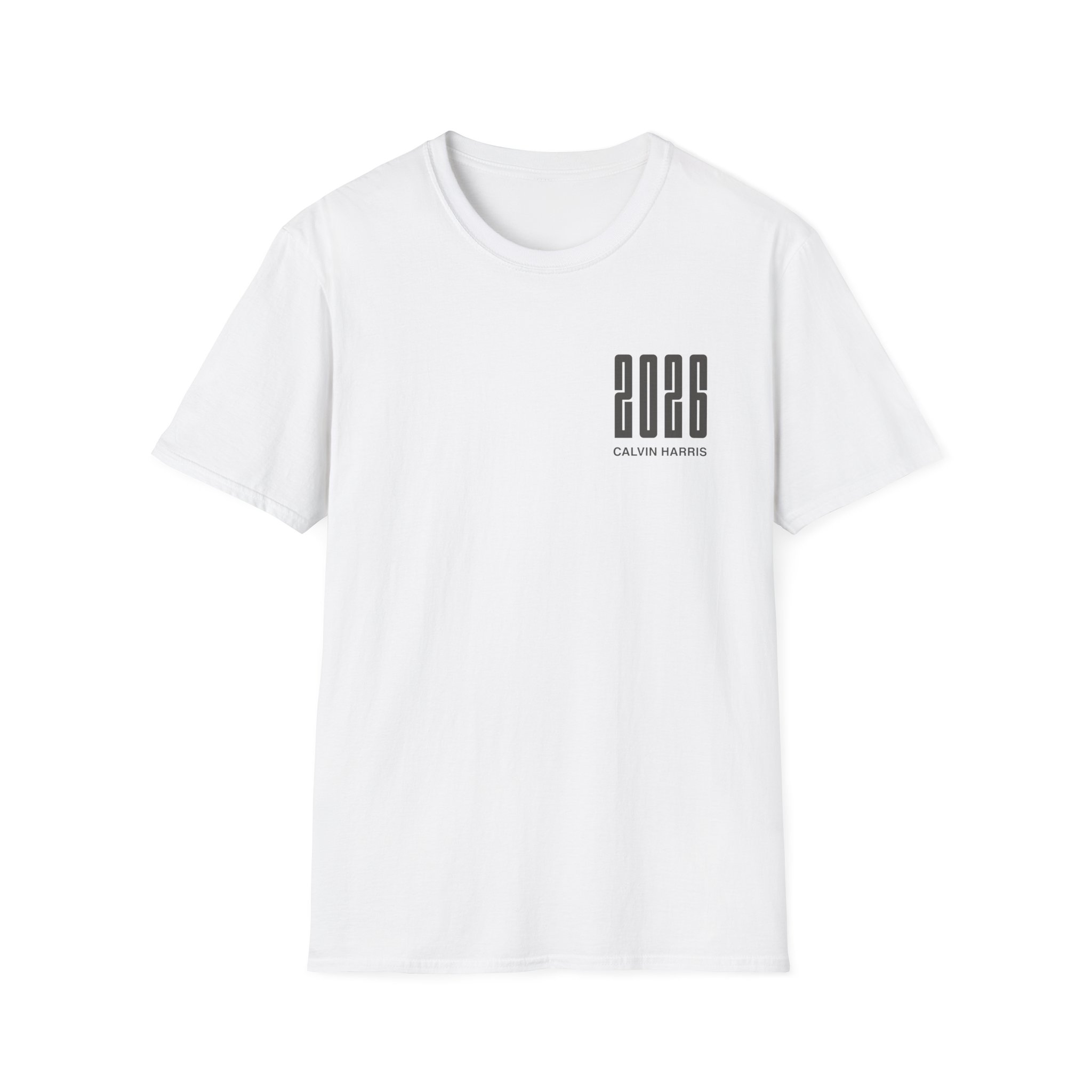Calvin Harris Malahide Castle Tour Unisex Softstyle T-Shirt - Image 3
