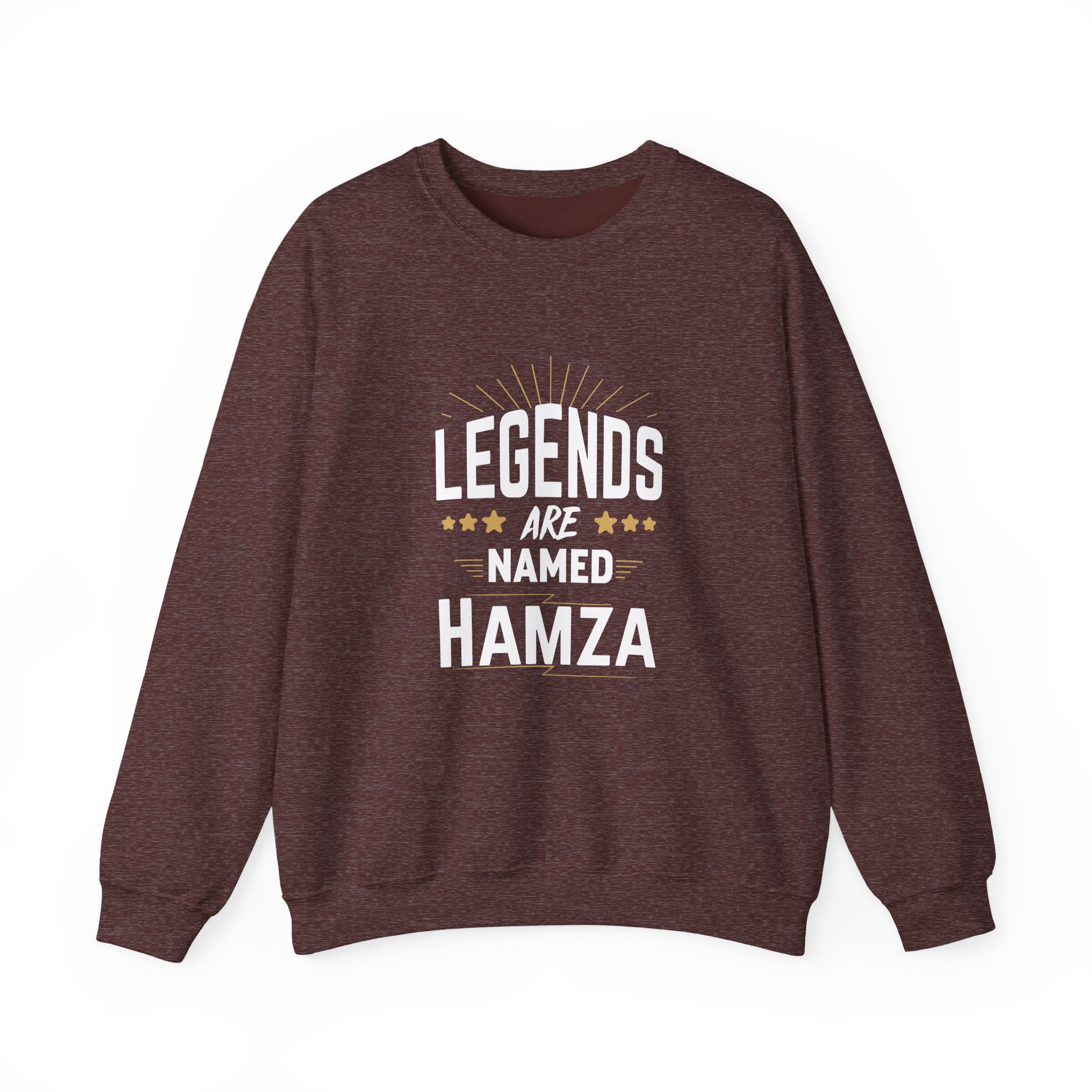 Hamza Legends Are Named Unisex Heavy Blend™ Crewneck Sweatshirt - Image 3