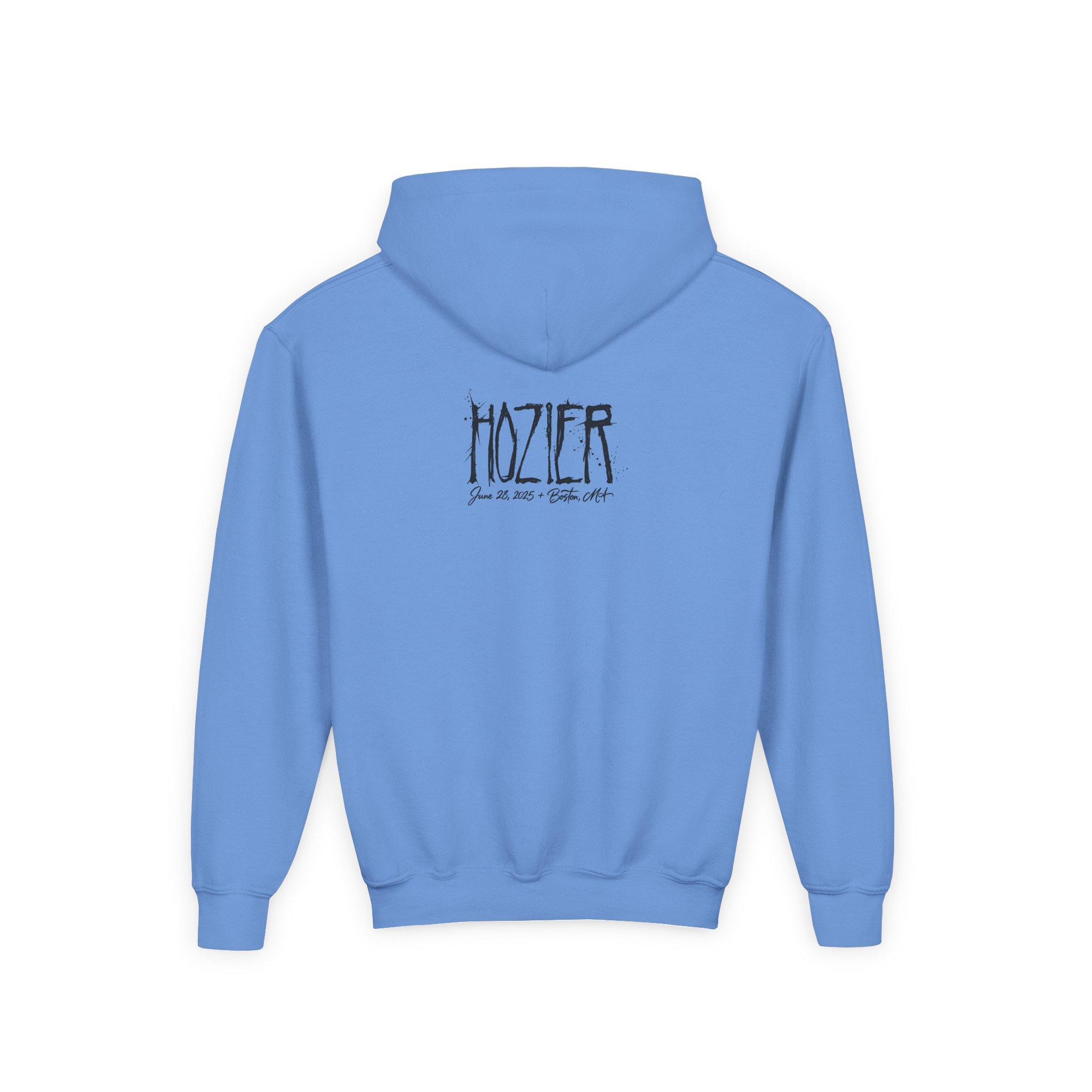Hozier Boston June 23 Show Youth Heavy Blend Hooded Sweatshirt - Image 4