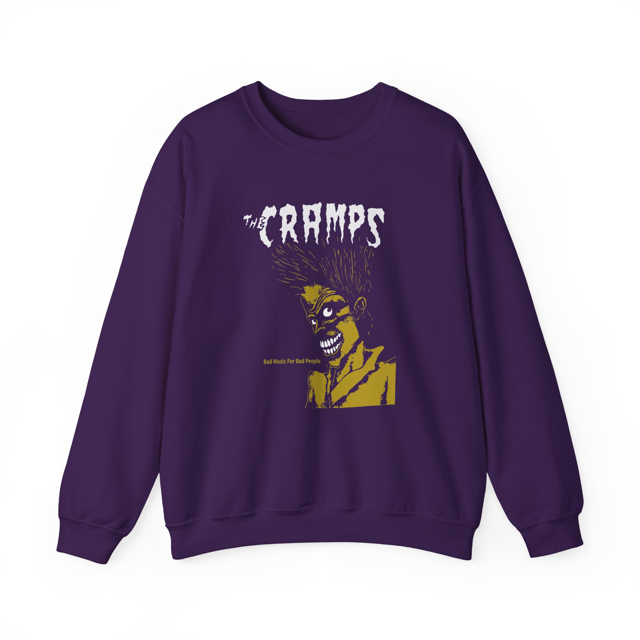 The Cramps Bad Music for Bad People Unisex Heavy Blend™ Crewneck Sweatshirt - Image 7
