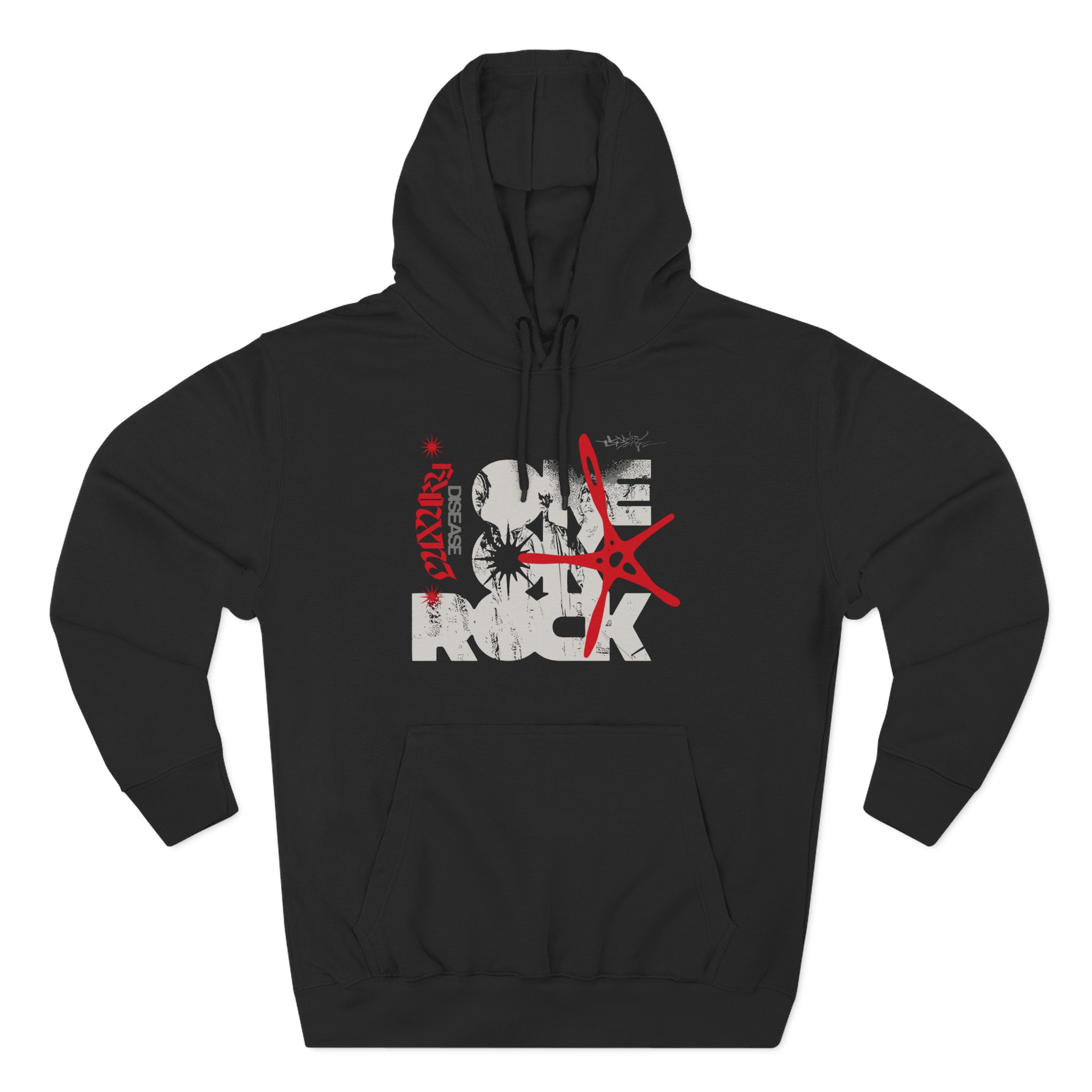 One Ok Rock Ld Album Cover Three-Panel Fleece Hoodie
