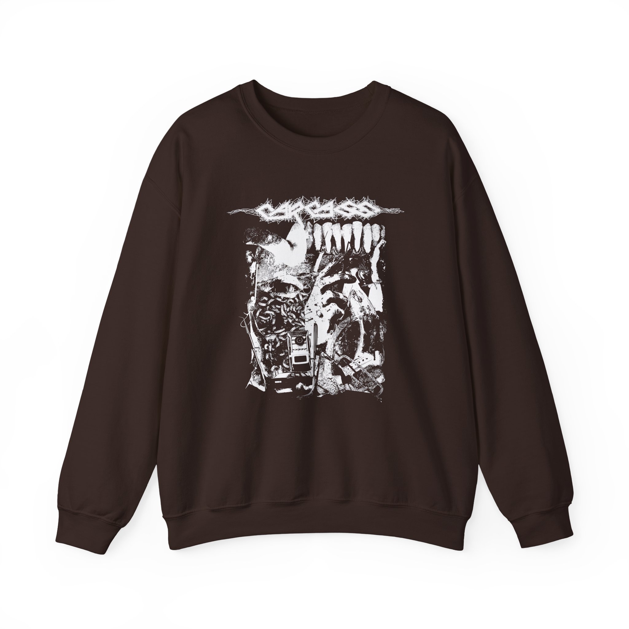 Carcass Flesh Ripping Sonic Torment Unisex Heavy Blend™ Crewneck Sweatshirt - Image 3