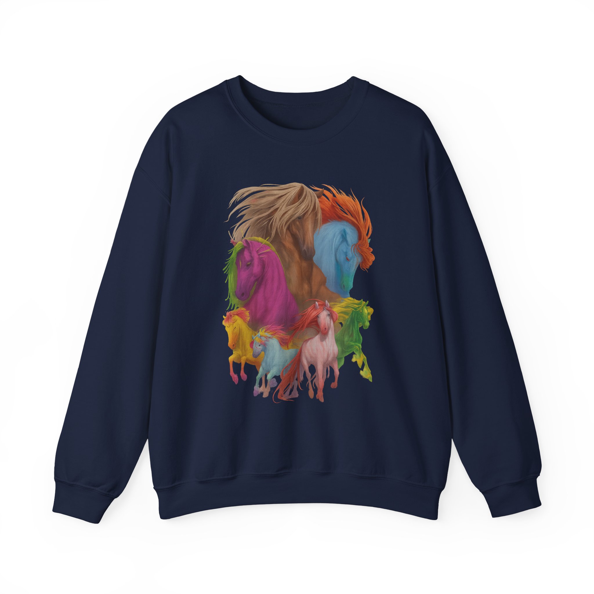 Dropout Dimension 20 The Seven Magic Horse Unisex Heavy Blend™ Crewneck Sweatshirt - Image 15