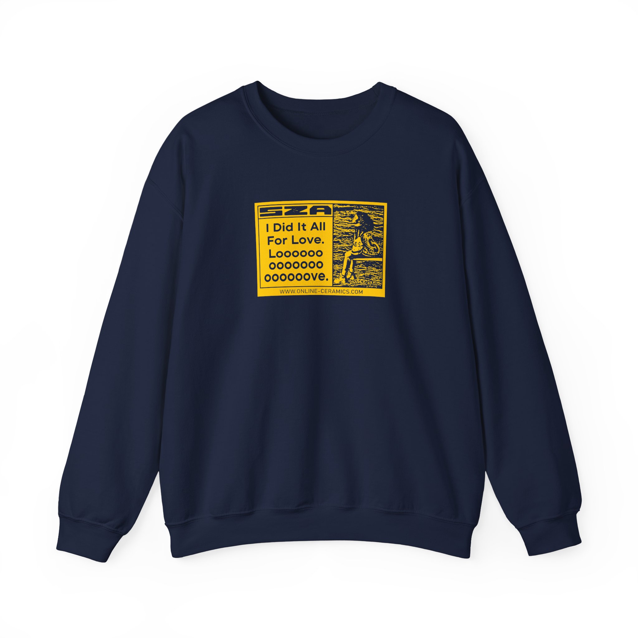 Sza Sos I Did It All for Love North America Unisex Heavy Blend™ Crewneck Sweatshirt - Image 15