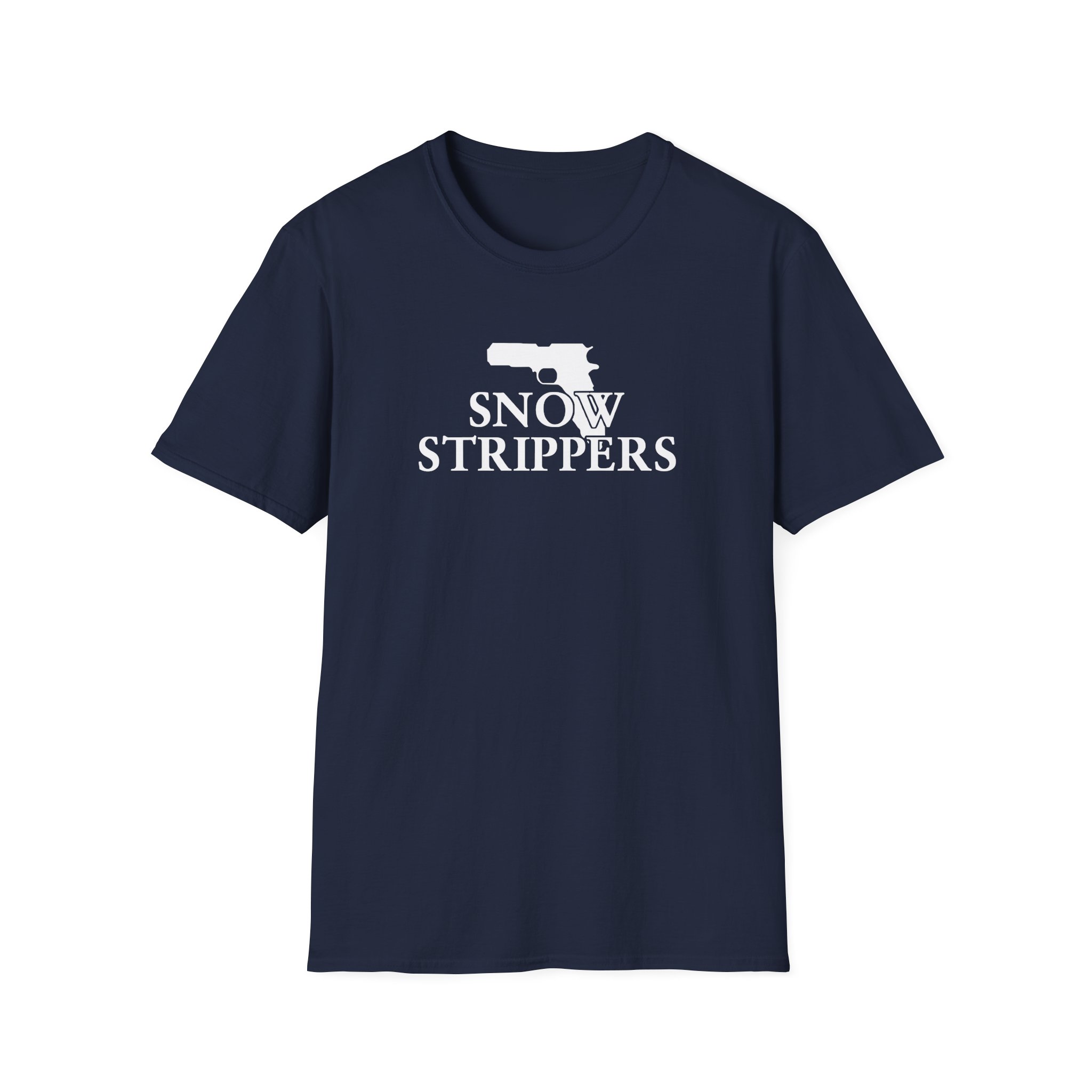 Snow Strippers Unisex Softstyle T-Shirt - Image 21