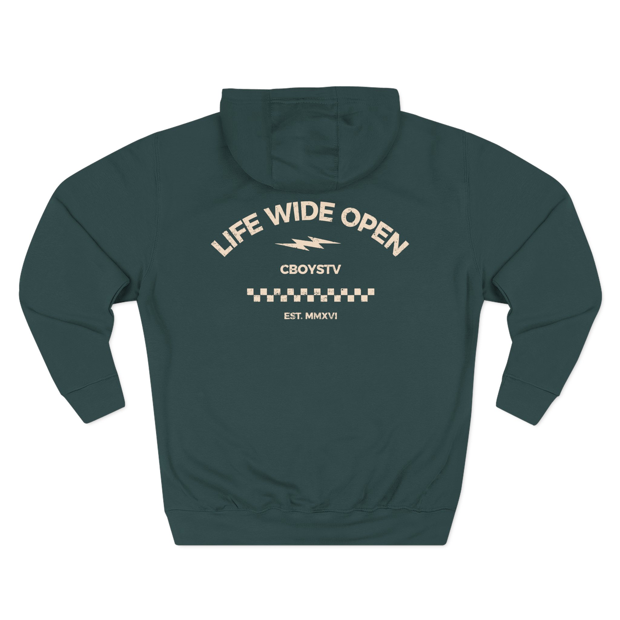 Cboystv Checkered Tournament Three-Panel Fleece Hoodie - Image 8