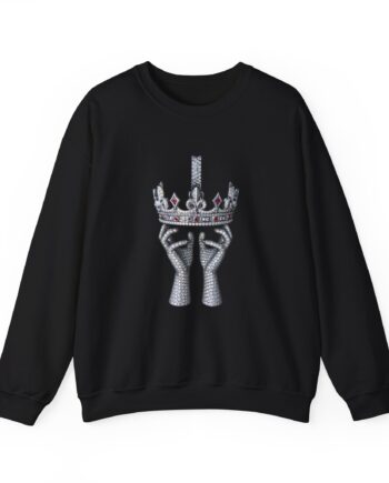 Mary J Blige Silver Crown Unisex Heavy Blend™ Crewneck Sweatshirt