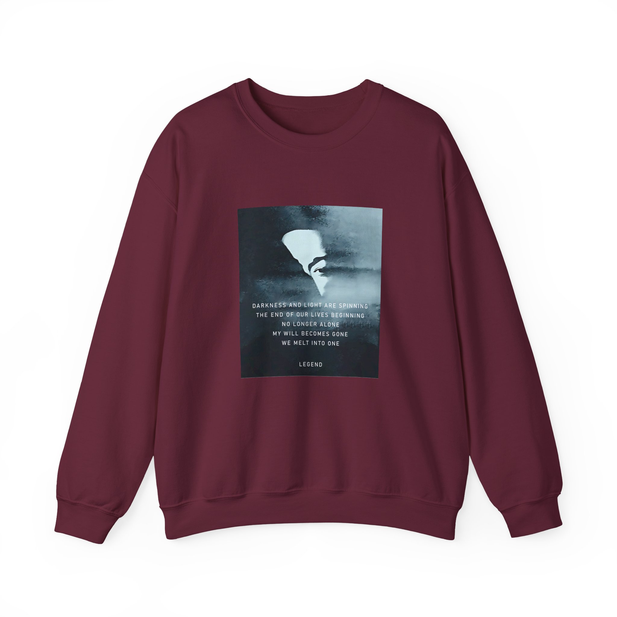 John Legend Darkness Lyrics Unisex Heavy Blend™ Crewneck Sweatshirt - Image 5