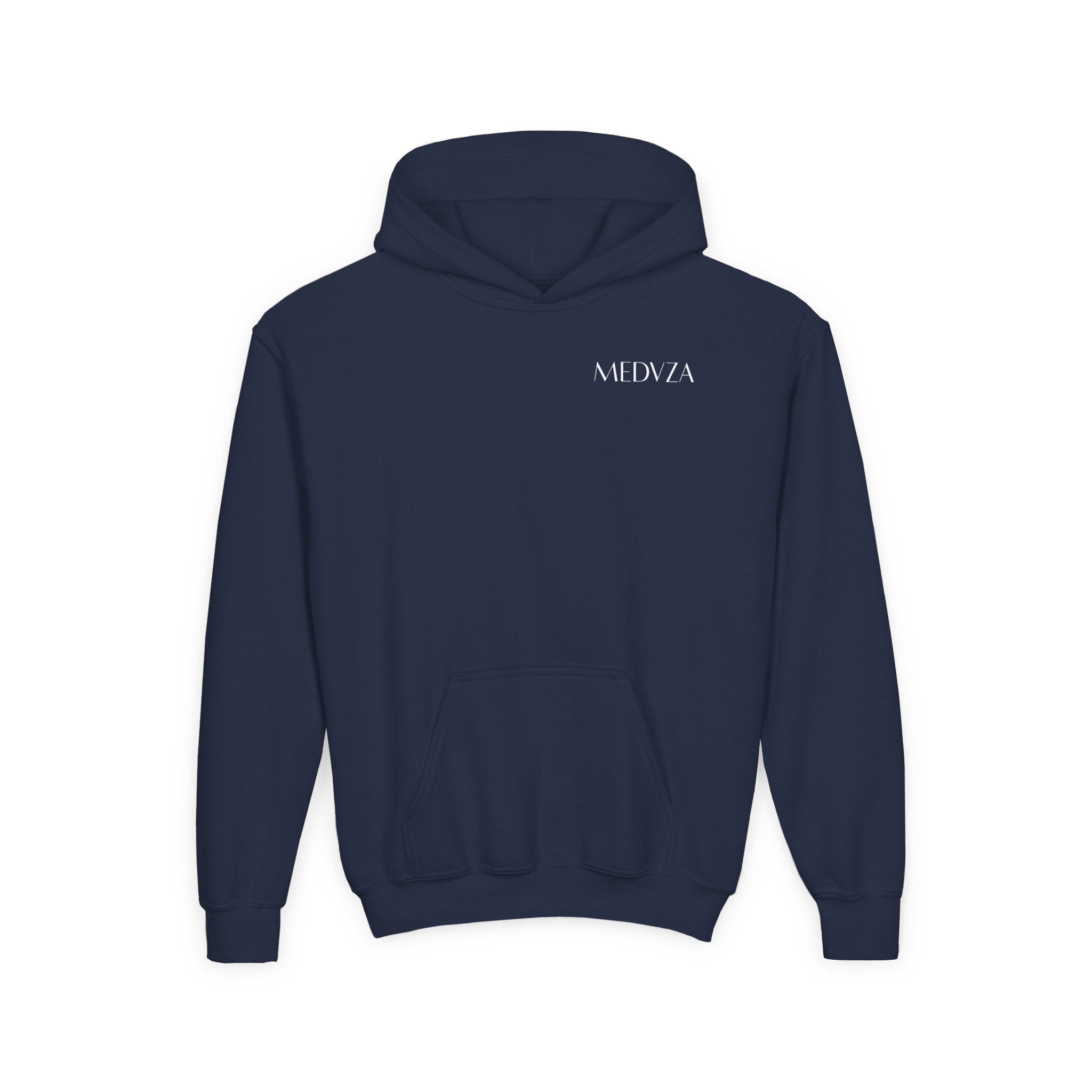 Meduza Basic Logo Youth Heavy Blend Hooded Sweatshirt - Image 11