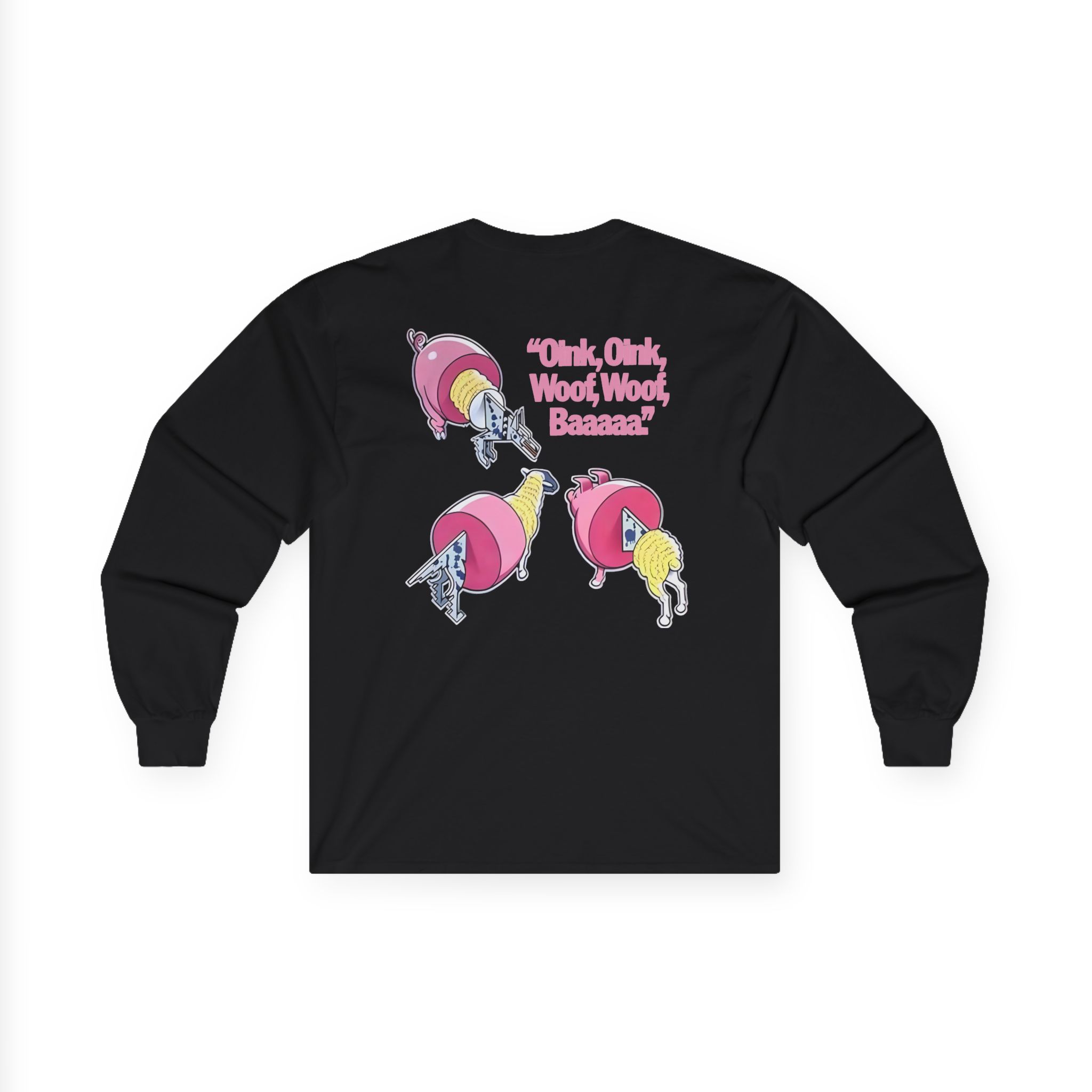 Pink Floyd Animals Oink Oink Unisex Ultra Cotton Long Sleeve Tee - Image 2