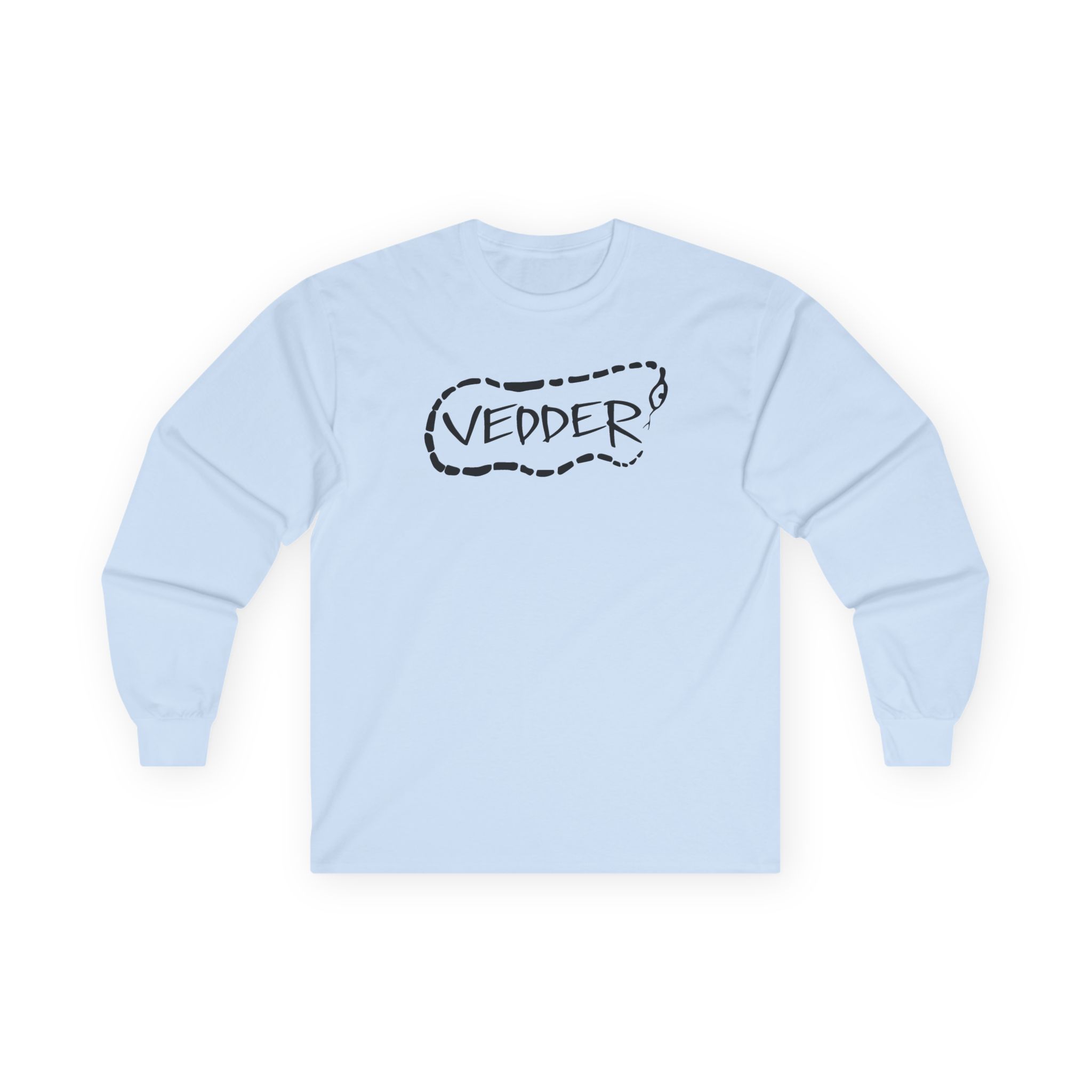 Eddie Vedder Stencil Snake Unisex Ultra Cotton Long Sleeve Tee - Image 5