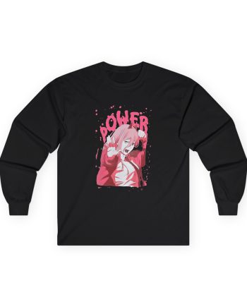 Chainsaw Man Power Splatter Unisex Ultra Cotton Long Sleeve Tee