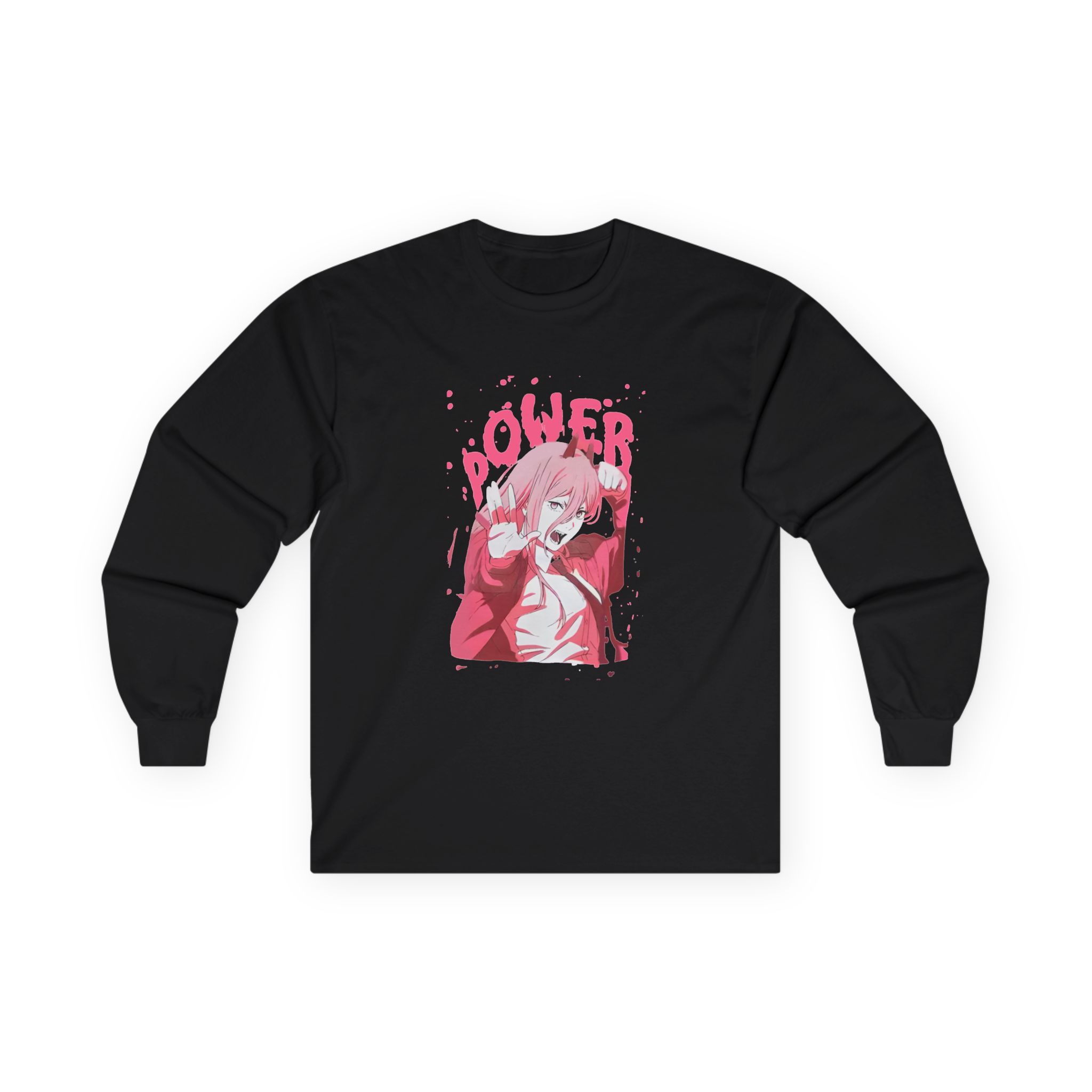 Chainsaw Man Power Splatter Unisex Ultra Cotton Long Sleeve Tee