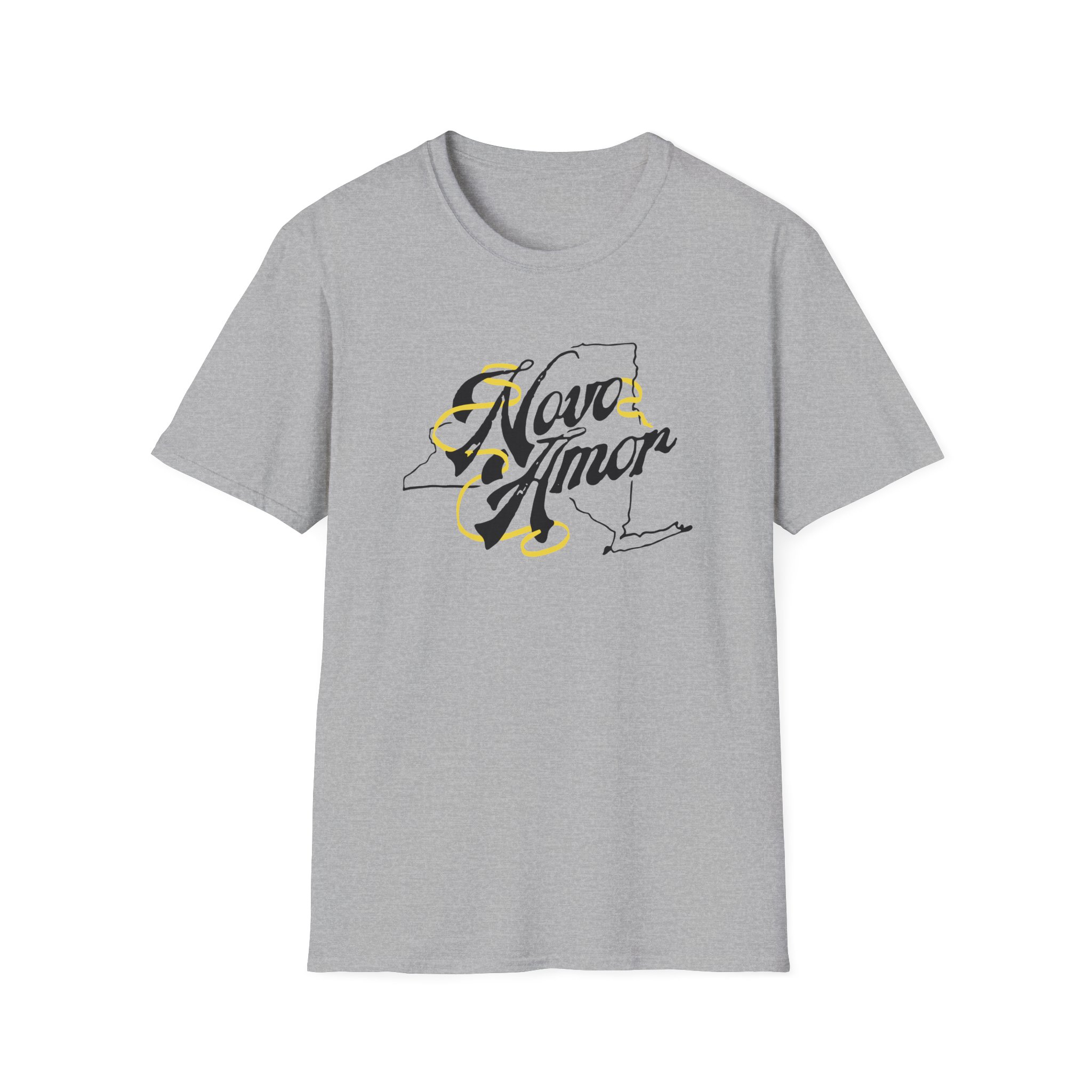 Novo Amor Ny Ribbon Unisex Softstyle T-Shirt - Image 3