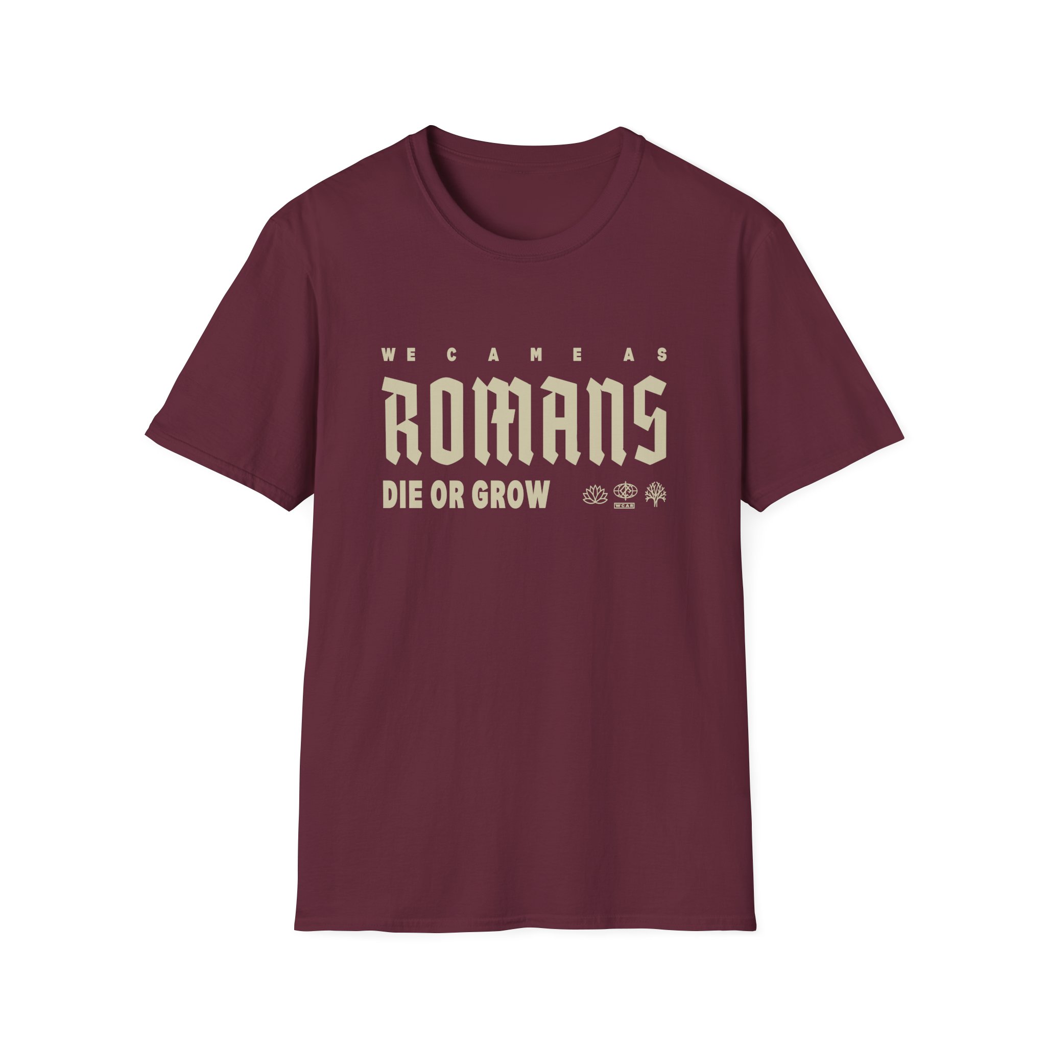 We Came as Romans Die or Grow Unisex Softstyle T-Shirt - Image 3