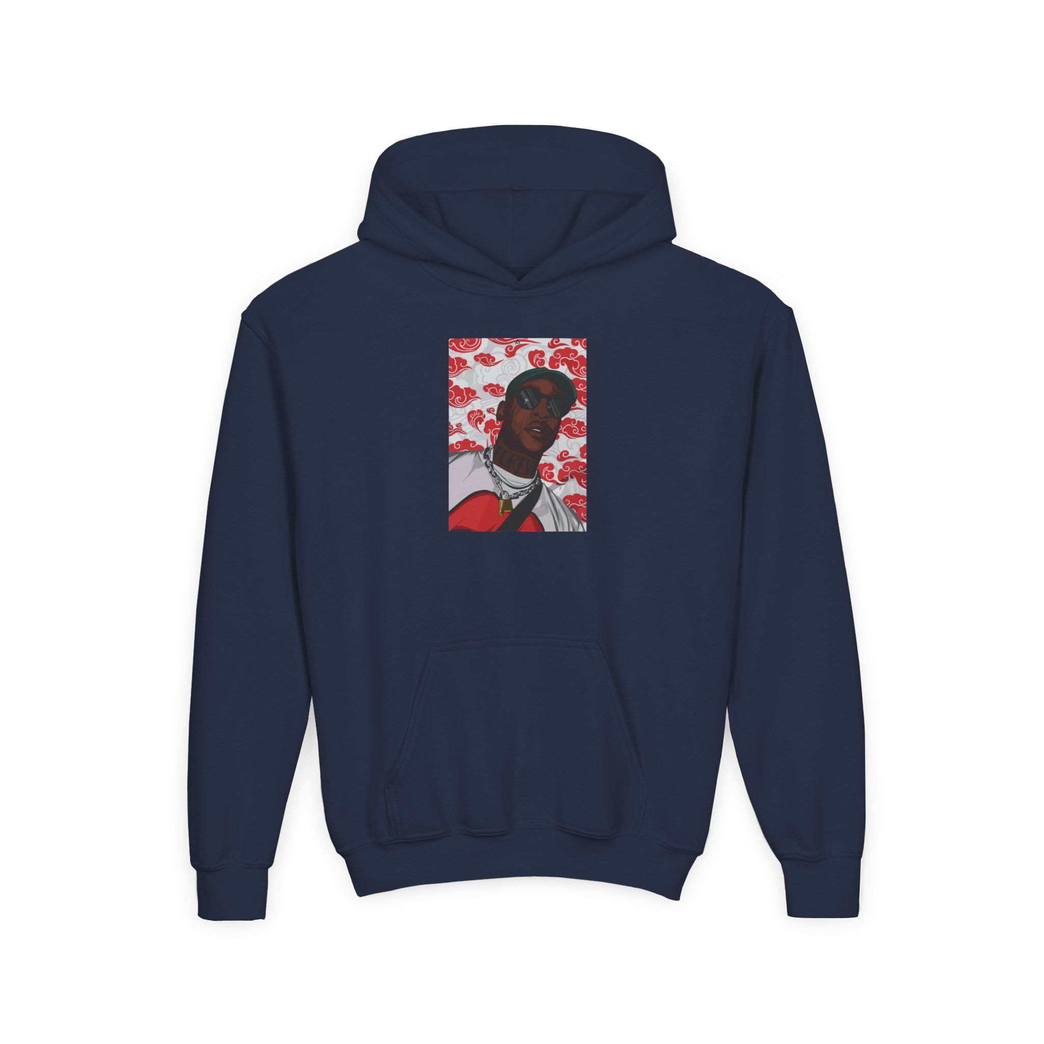 Sk Joseph Olaitan Adenuga Jr Youth Heavy Blend Hooded Sweatshirt - Image 9