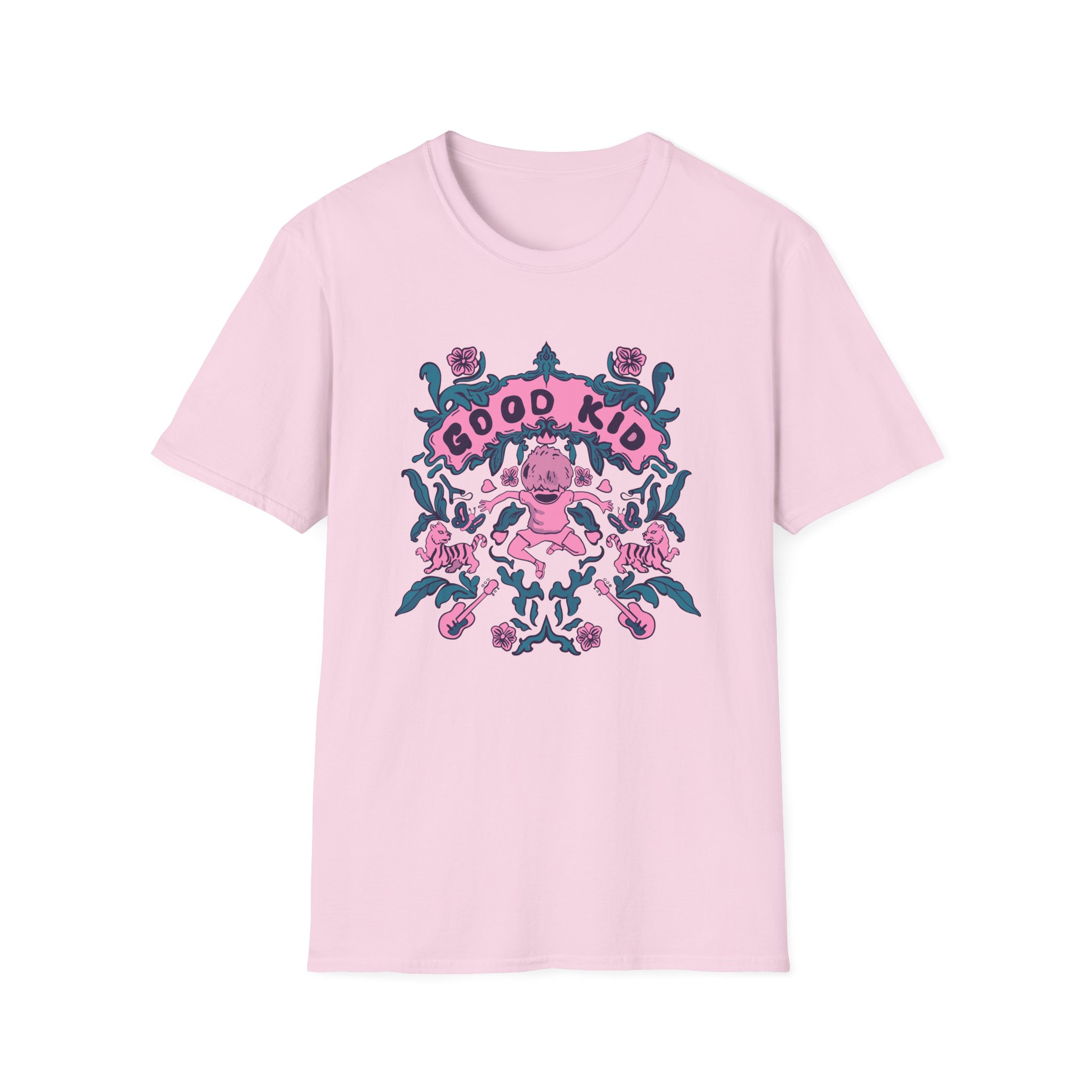 Good Kid Mirror World Unisex Softstyle T-Shirt - Image 29