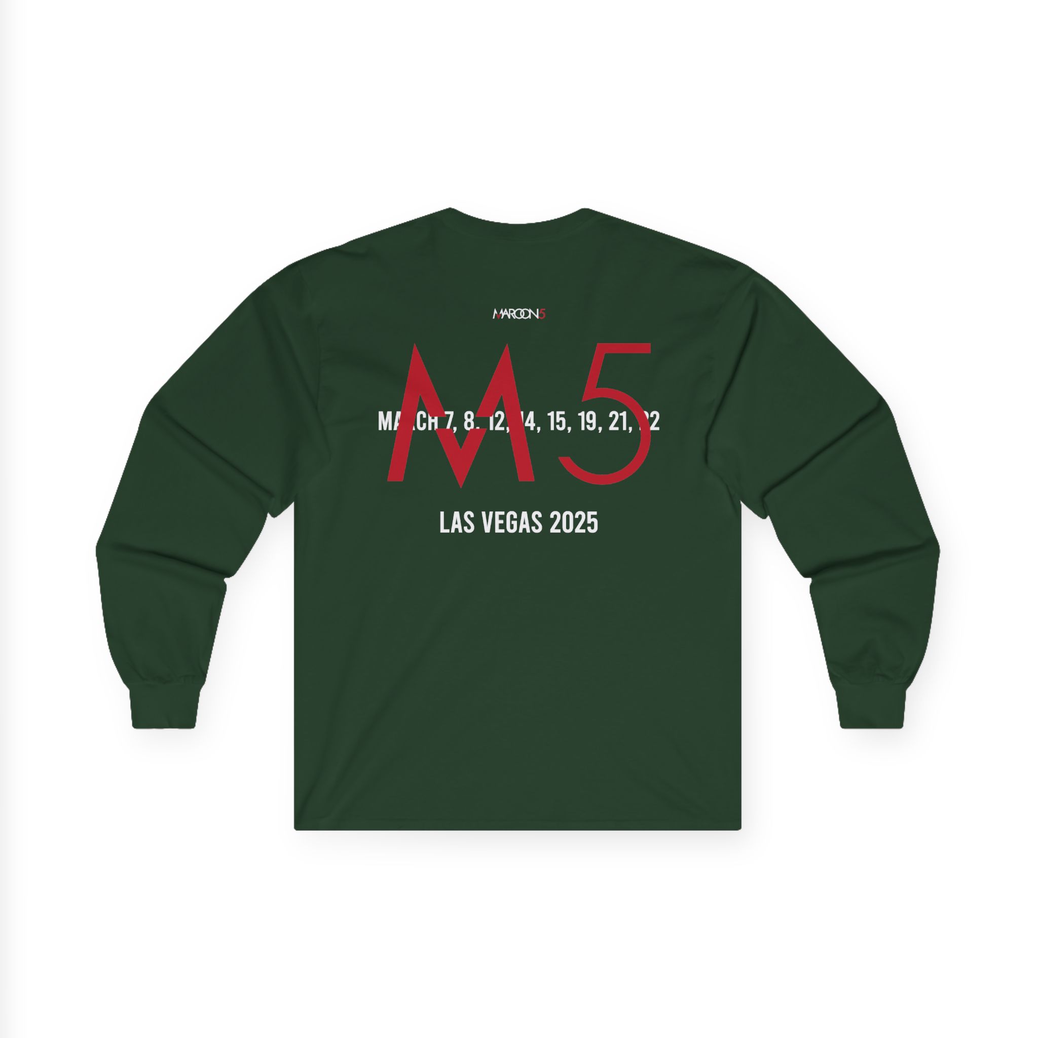 Adam Levine M5LV Distressed Unisex Ultra Cotton Long Sleeve Tee - Image 6