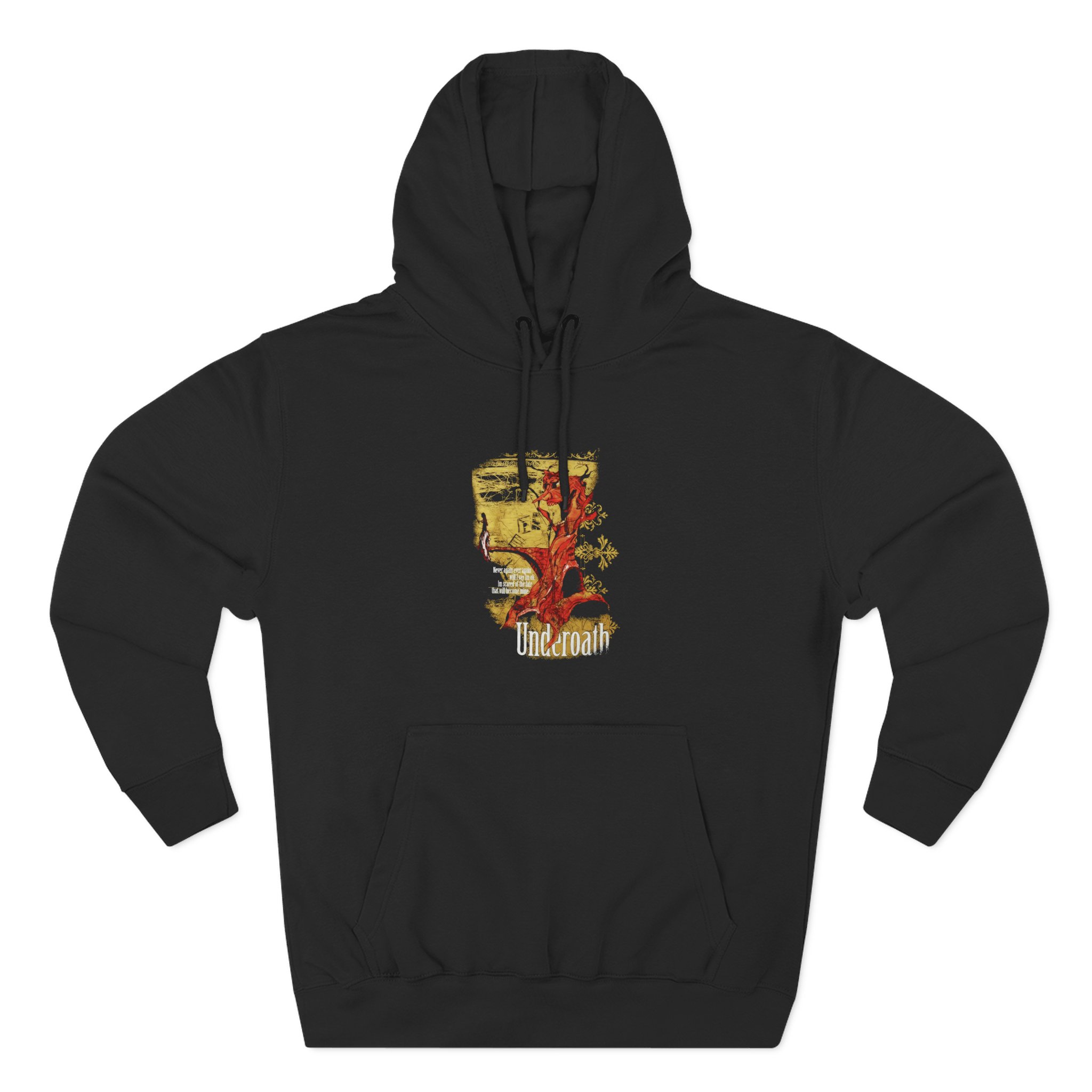 Underoath Three-Panel Fleece Hoodie