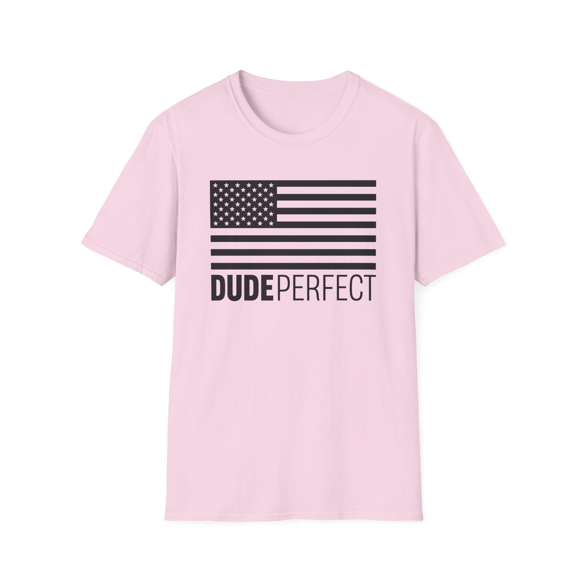 Dude Perfect Tonal Flag Unisex Softstyle T-Shirt - Image 15