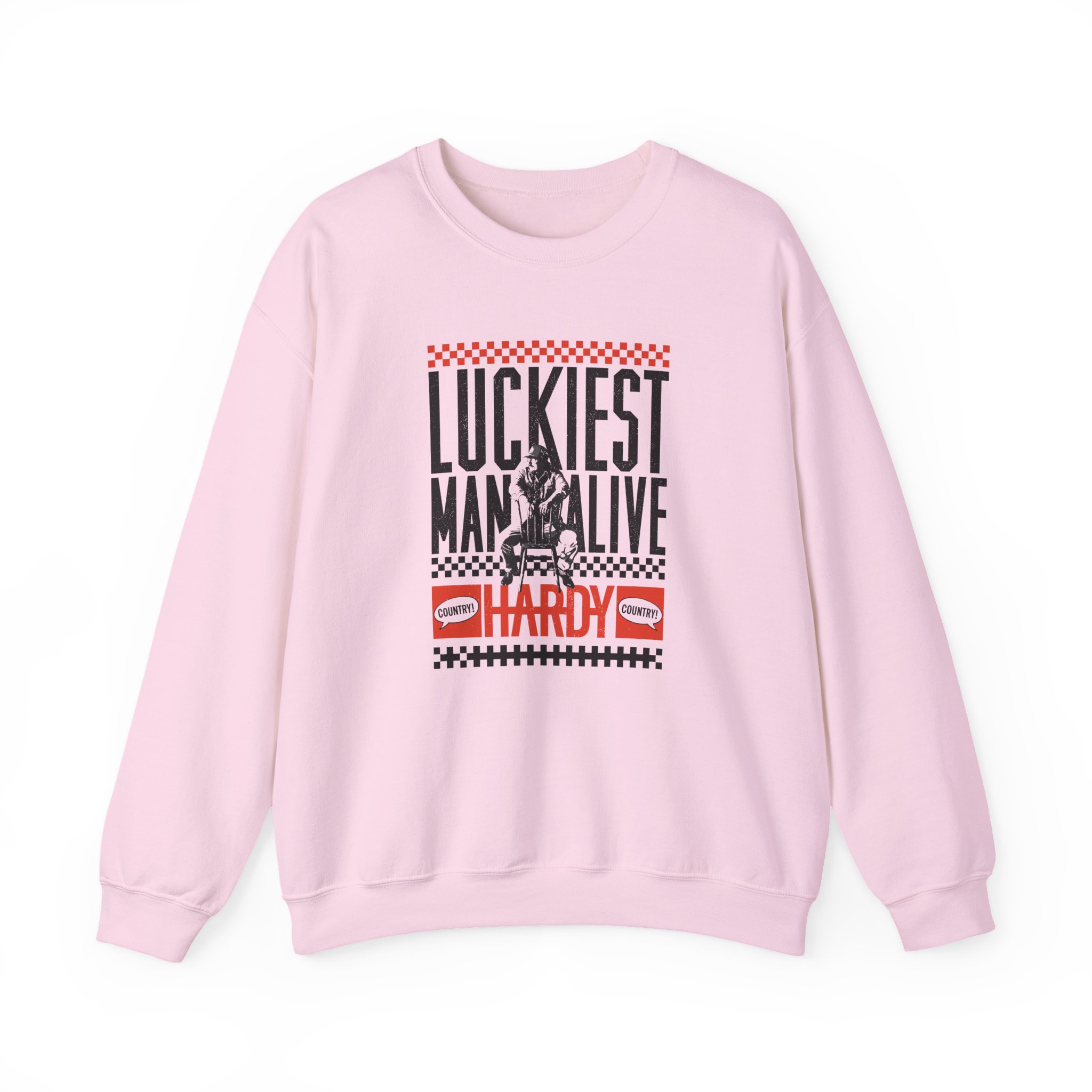 Hd Luckiest Man Alive Unisex Heavy Blend™ Crewneck Sweatshirt - Image 11