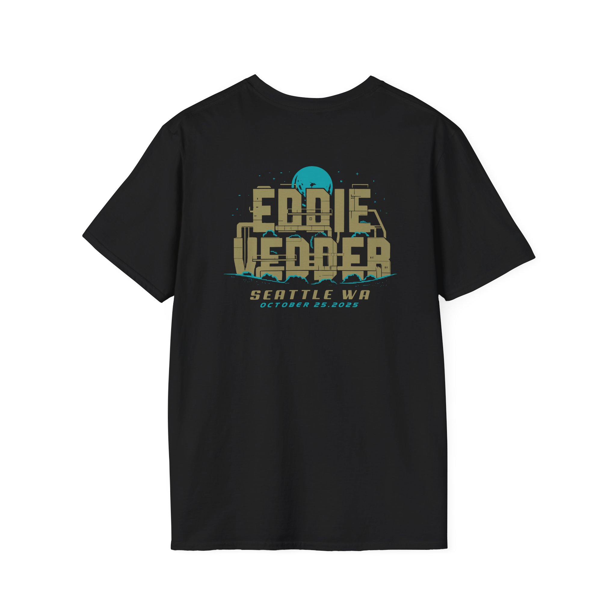 Eddie Vedder Event Unisex Softstyle T-Shirt - Image 2