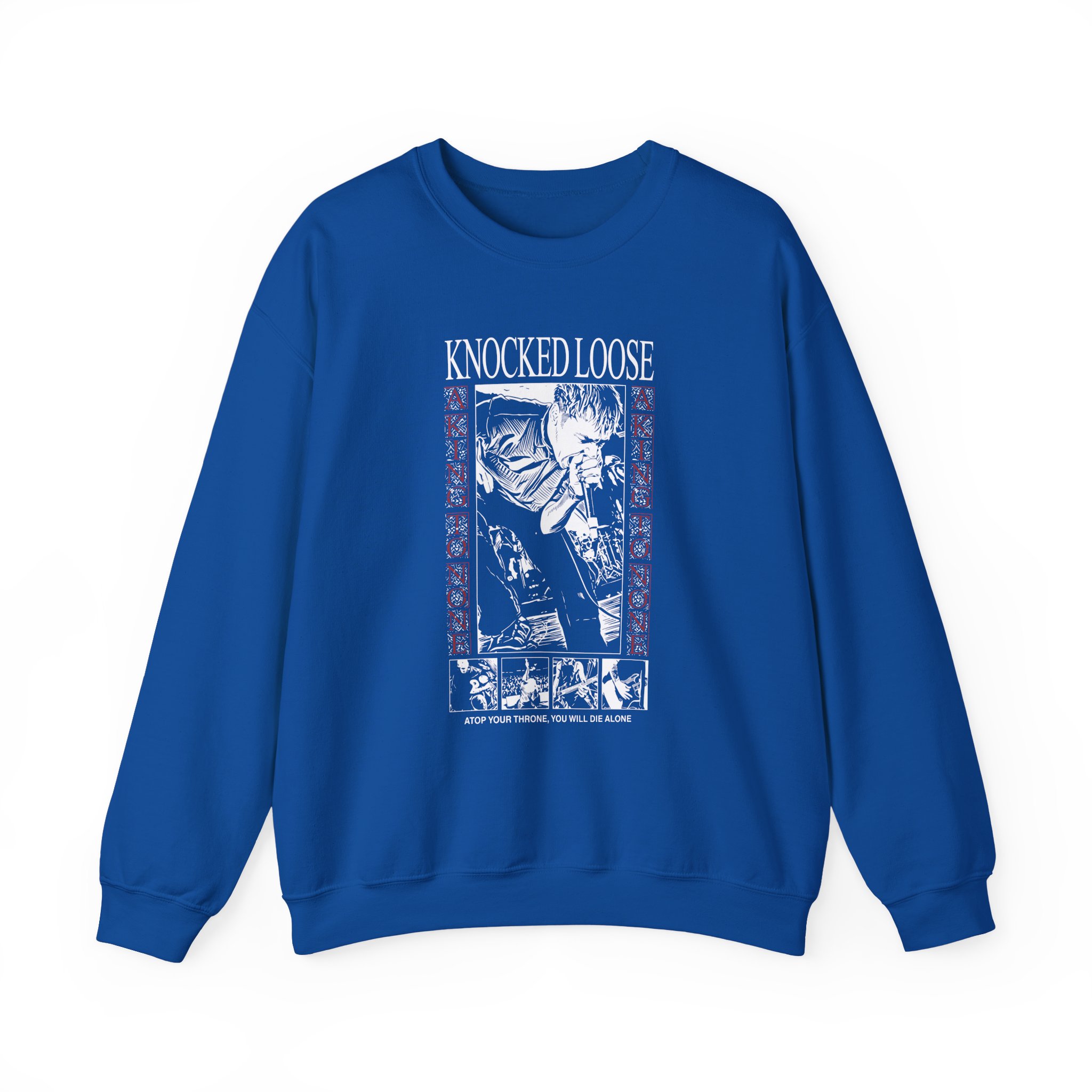 Knocked Loose Atop Your Throne Unisex Heavy Blend™ Crewneck Sweatshirt - Image 9