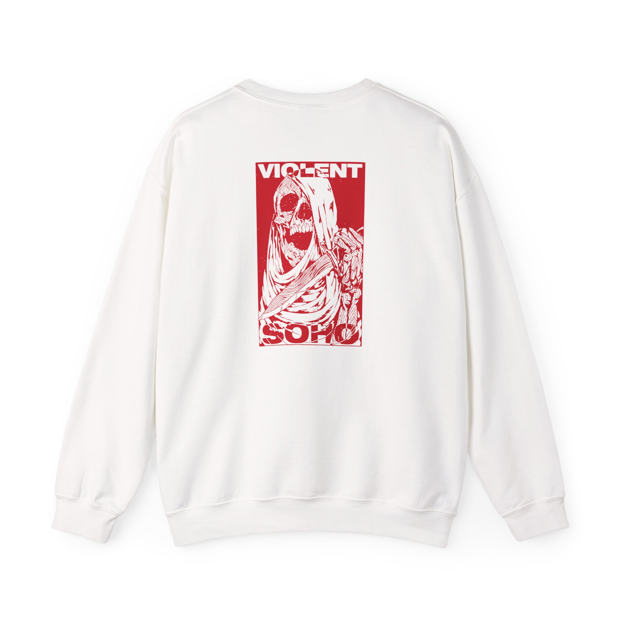Violent Soho Skull Unisex Heavy Blend™ Crewneck Sweatshirt - Image 2