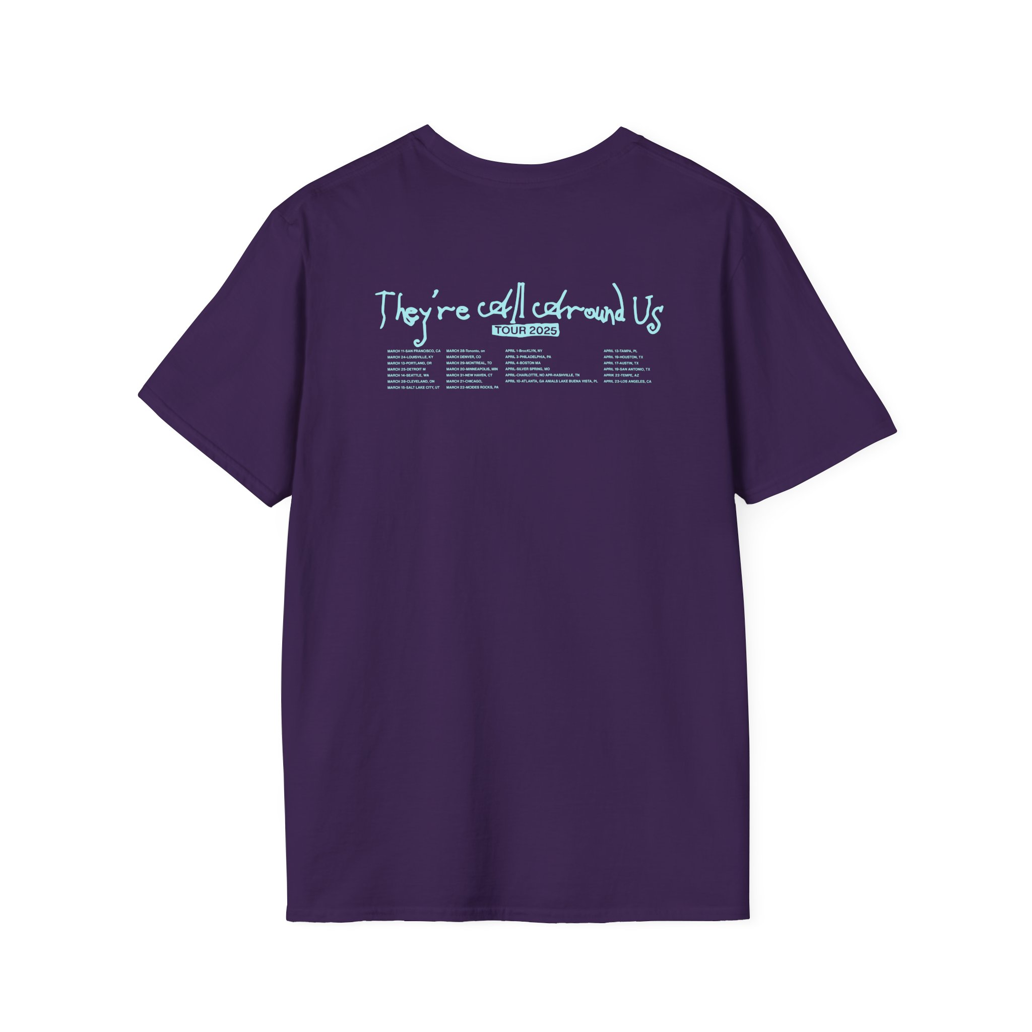 Poppy They Are All Around Us Tour Unisex Softstyle T-Shirt - Image 10
