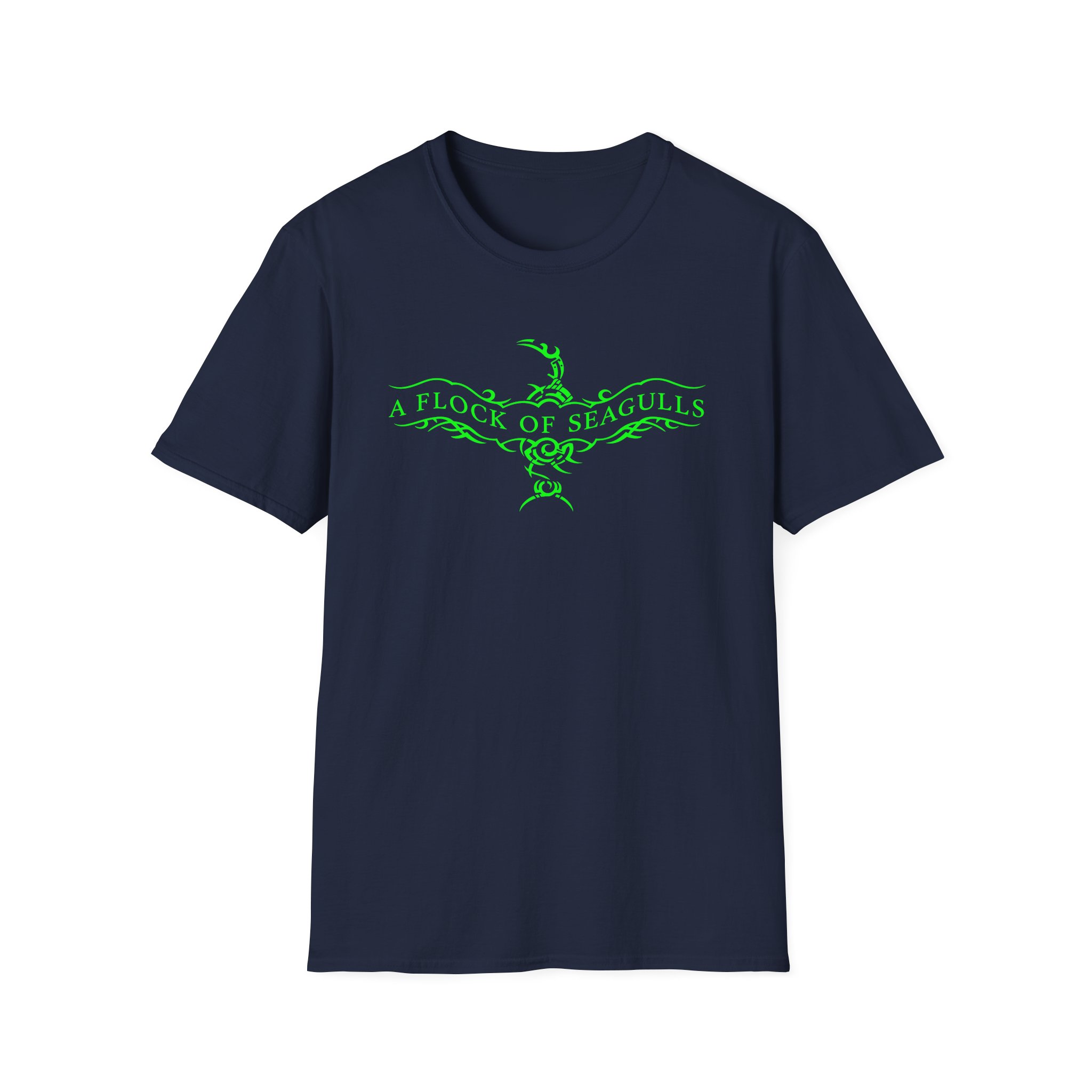 A Flock of Seagulls Logo Unisex Softstyle T-Shirt - Image 11