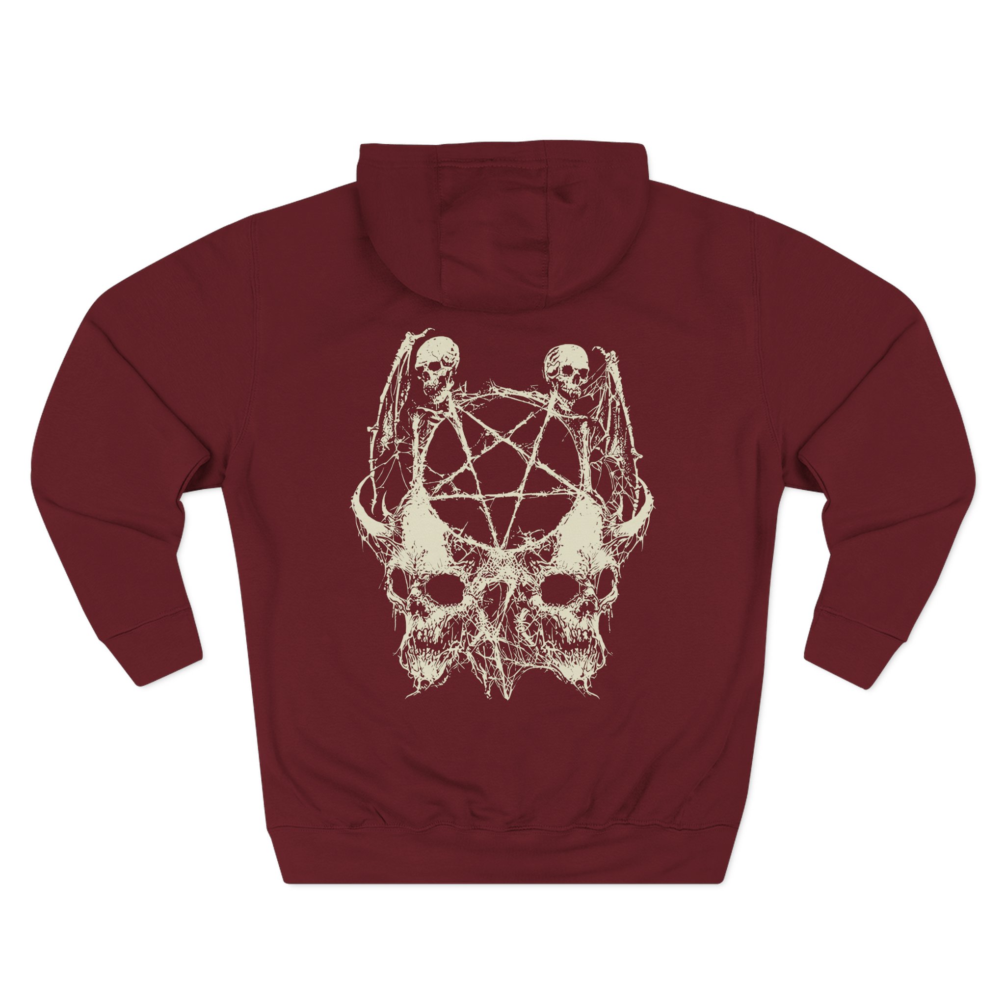 Paleface Swiss Skull Three-Panel Fleece Hoodie - Image 12