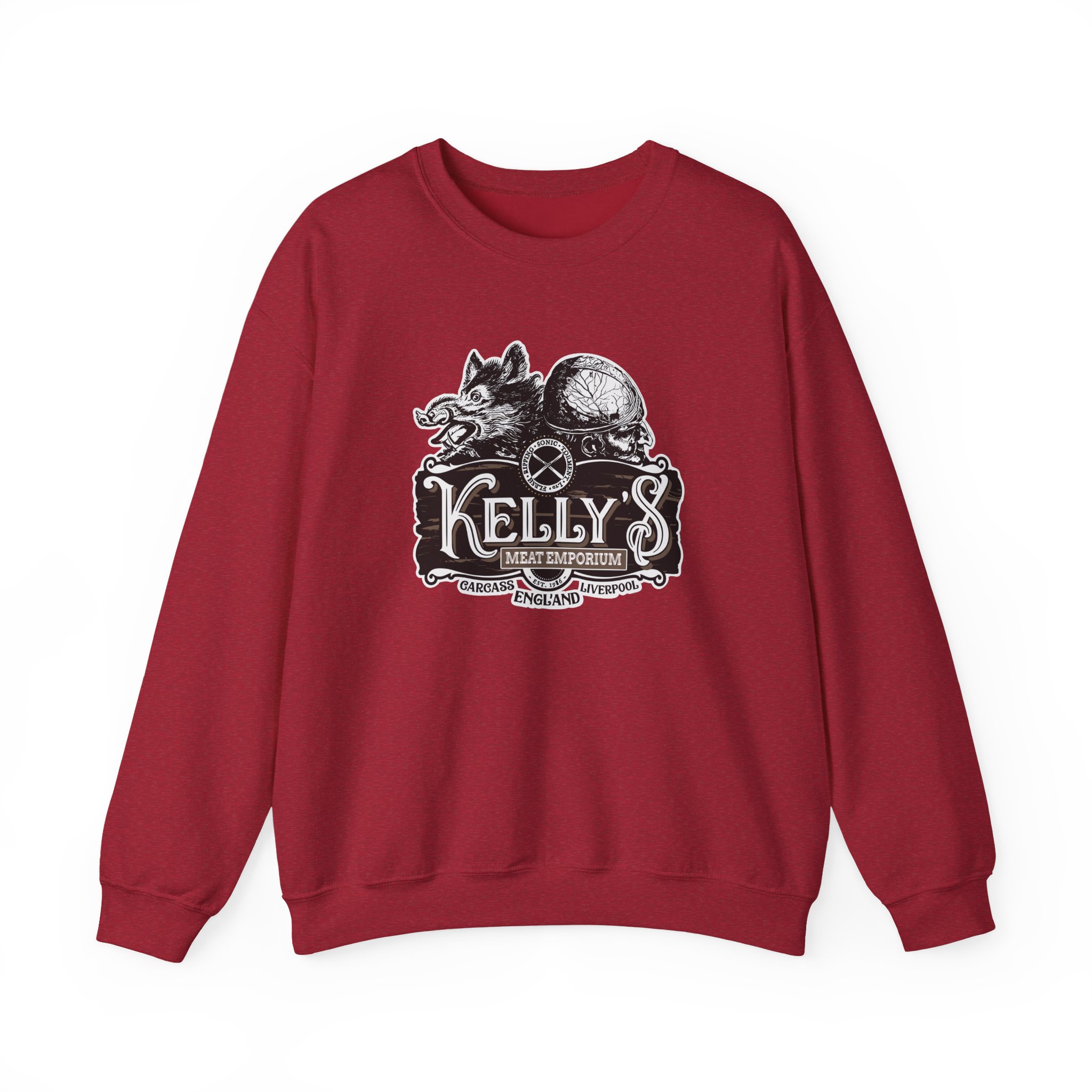 Carcass Kelly's Meat Emporium Unisex Heavy Blend™ Crewneck Sweatshirt - Image 23