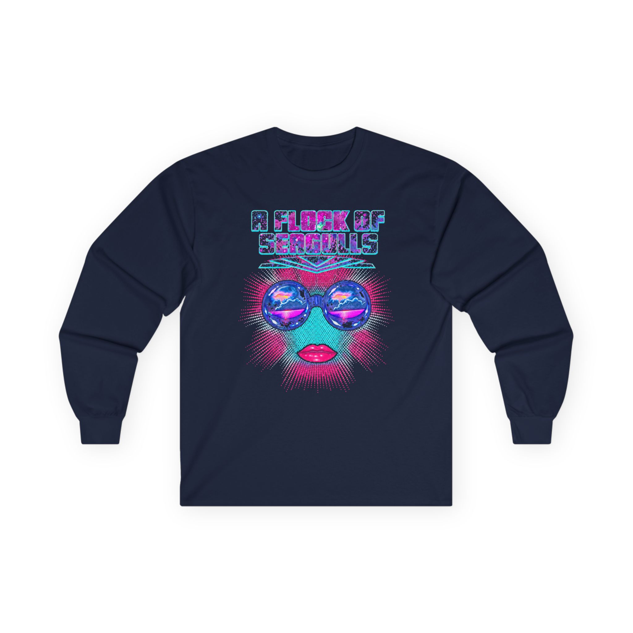 A Flock of Seagulls Galaxy Unisex Ultra Cotton Long Sleeve Tee - Image 7