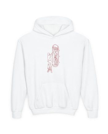 Djo The Crux Sign Ringer Youth Heavy Blend Hooded Sweatshirt