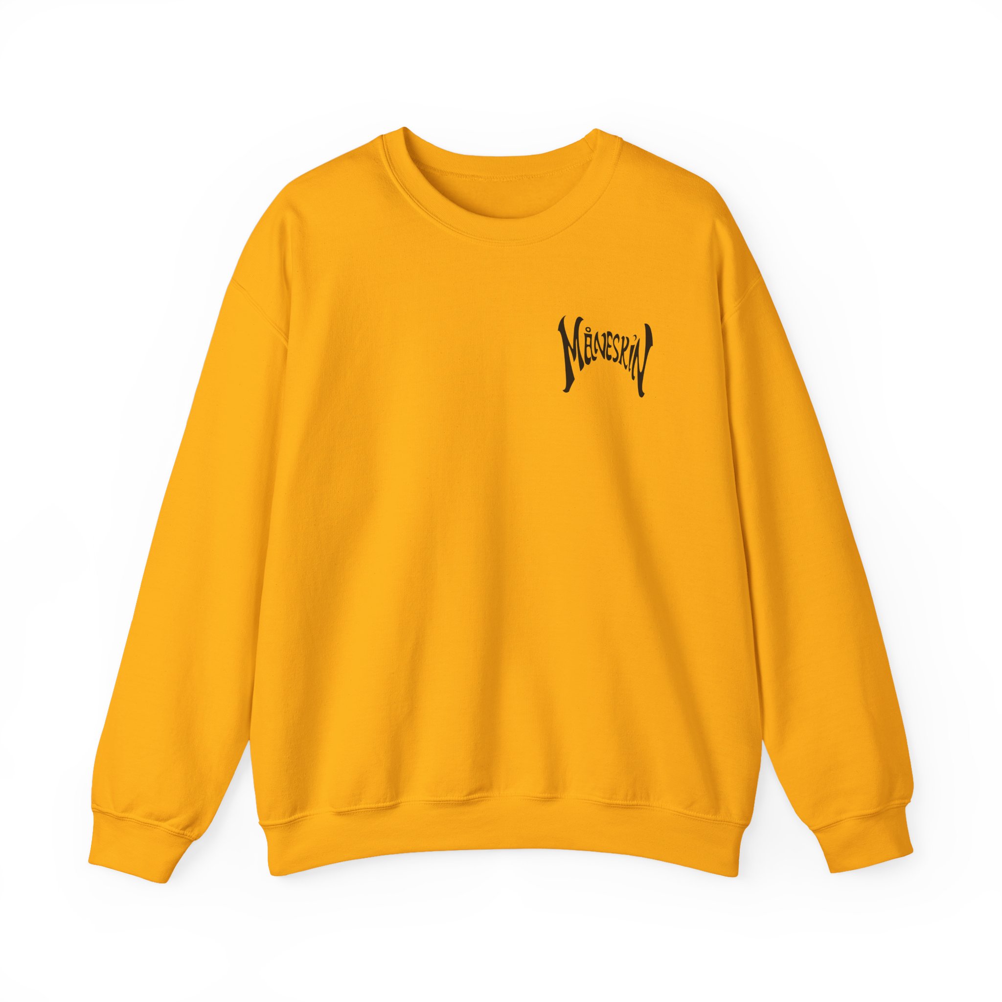 Maneskin Pocket Logo & Zitti e Buoni Circle Unisex Heavy Blend™ Crewneck Sweatshirt - Image 7