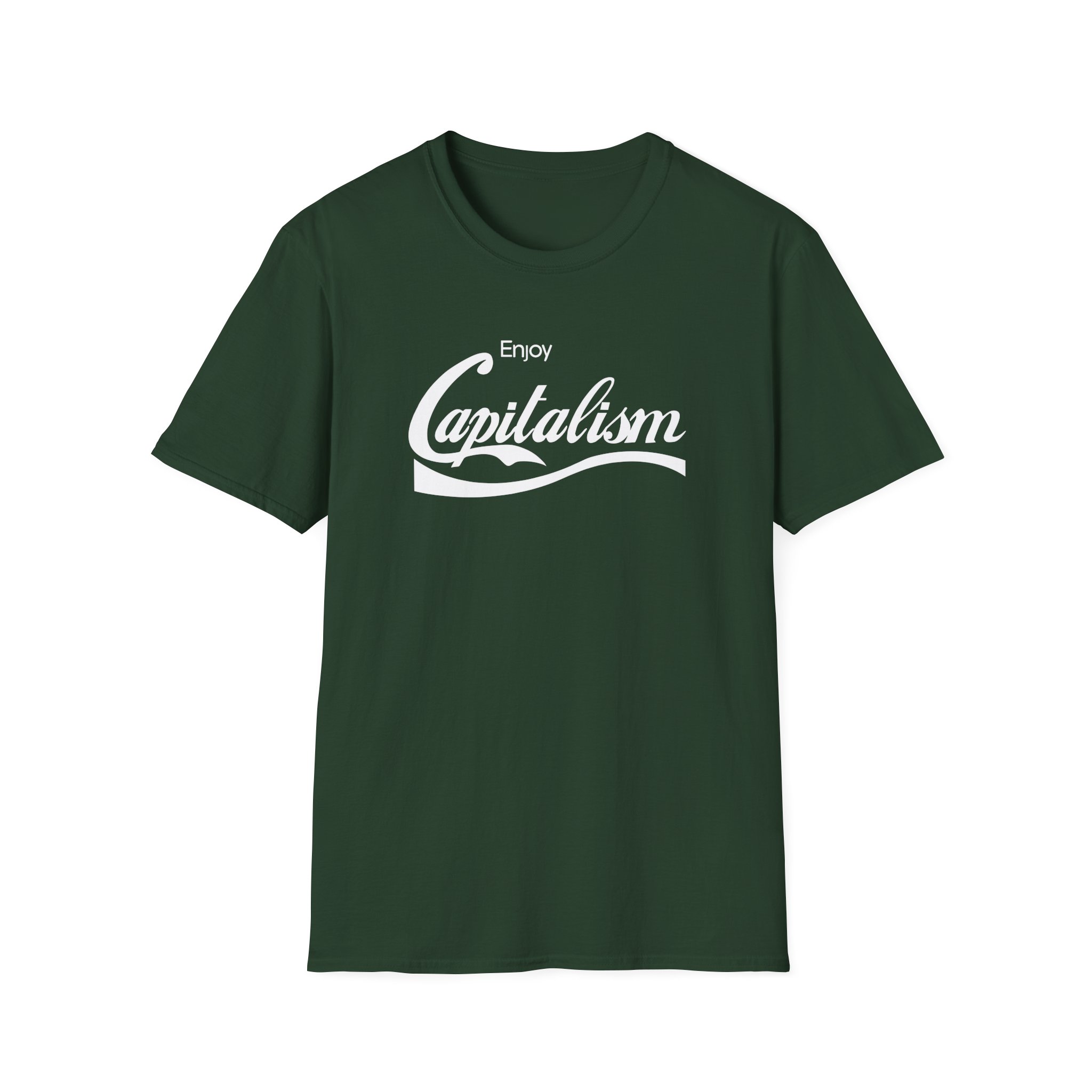Valuetainment Enjoy Capitalism Unisex Softstyle T-Shirt - Image 9